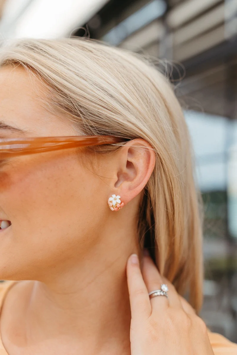 Cluster of Flower Earring