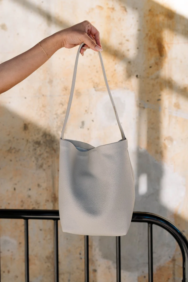Belinda Grey Faux-Leather Purse - Image 2