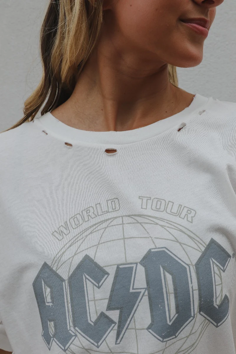 AC/DC: World Tour 1980 Graphic Tee - Image 2