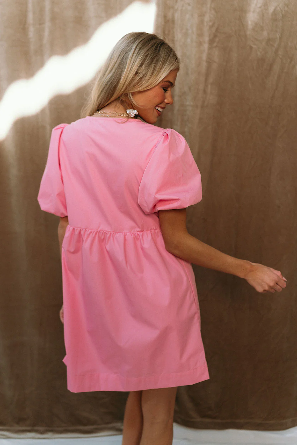 Adalyn Candy Pink Bows Mini Dress - Image 4