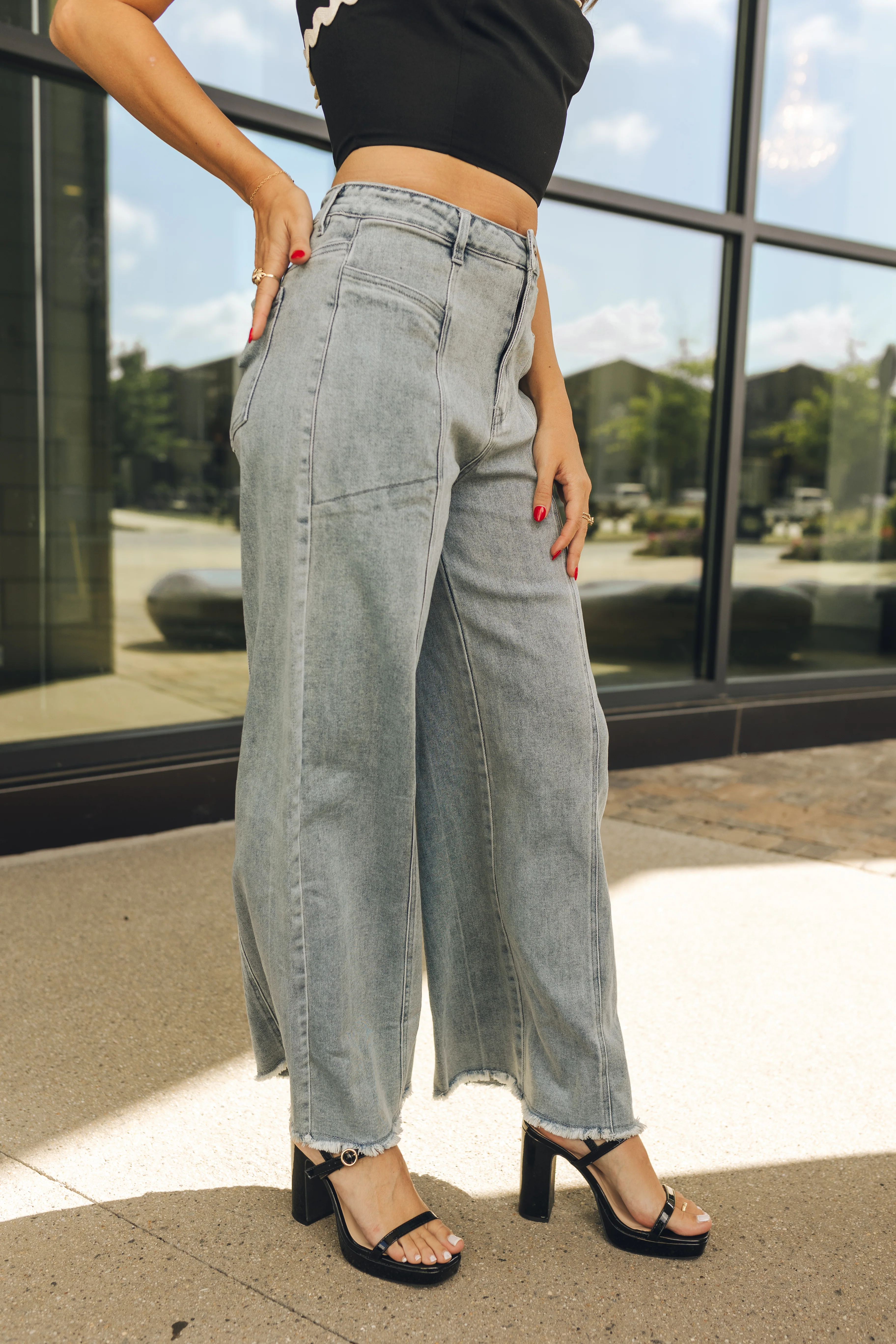 Addilyn Wide Leg Jeans - Image 3