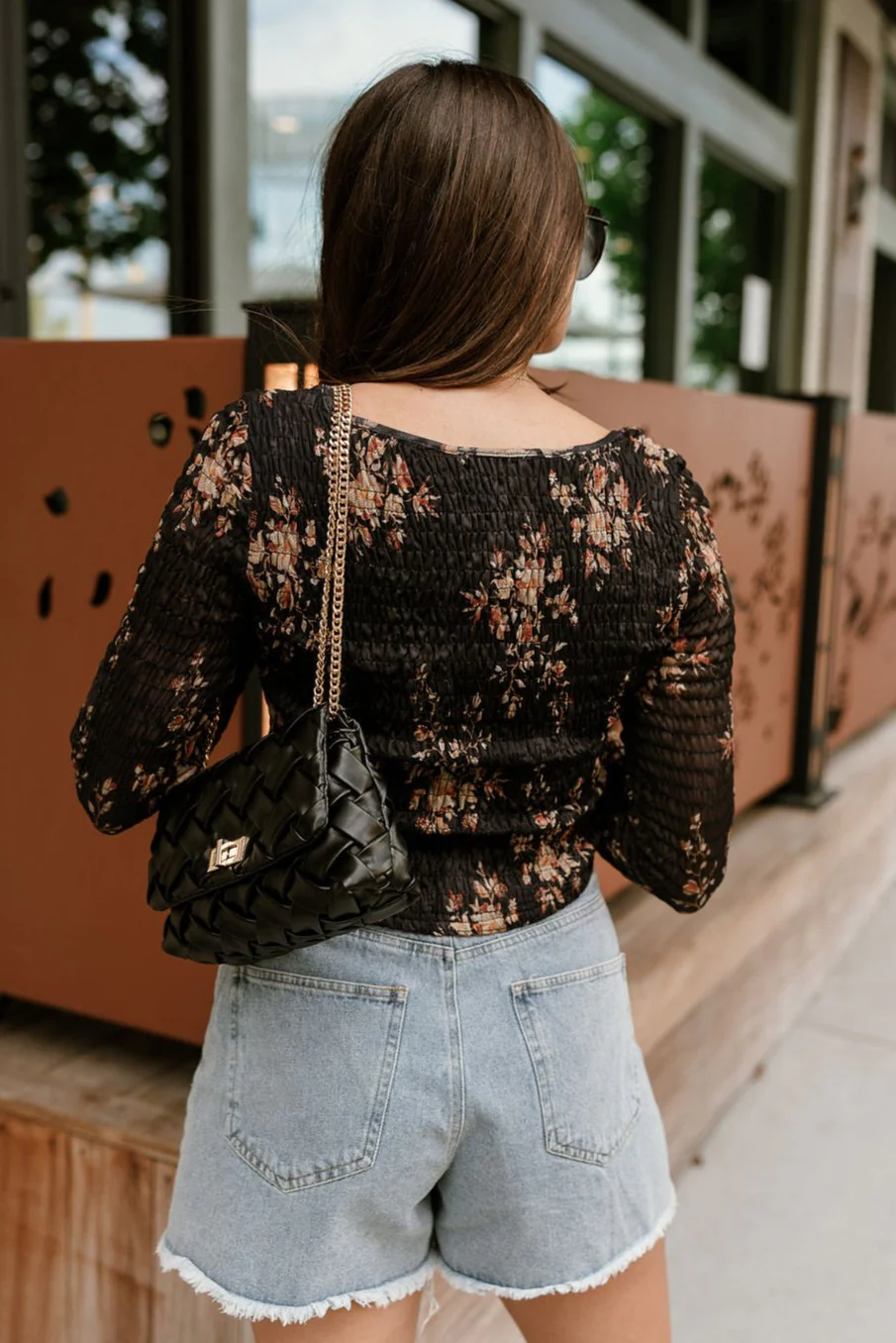 Addison Floral Smocked Long Sleeve Top - Image 18
