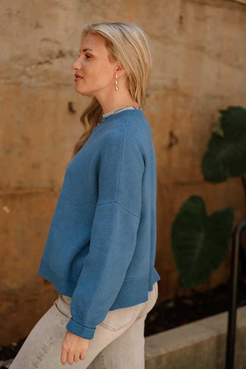 Aleena Blue Knit Sweater - Image 7
