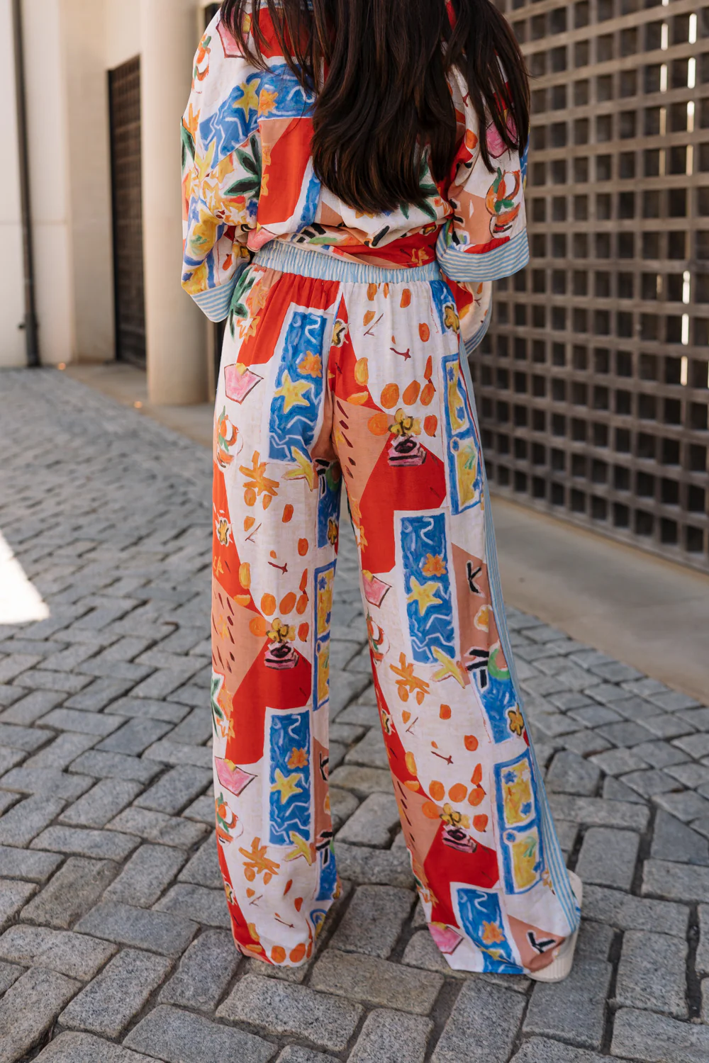 Alexa Multi Tropical Wide Leg Pants - Image 4