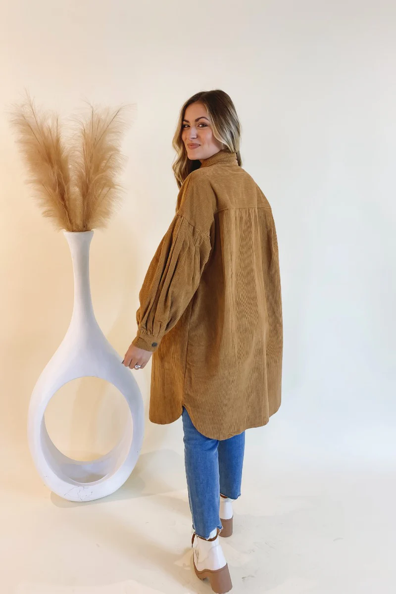 All About You Corduroy Shacket - Image 3