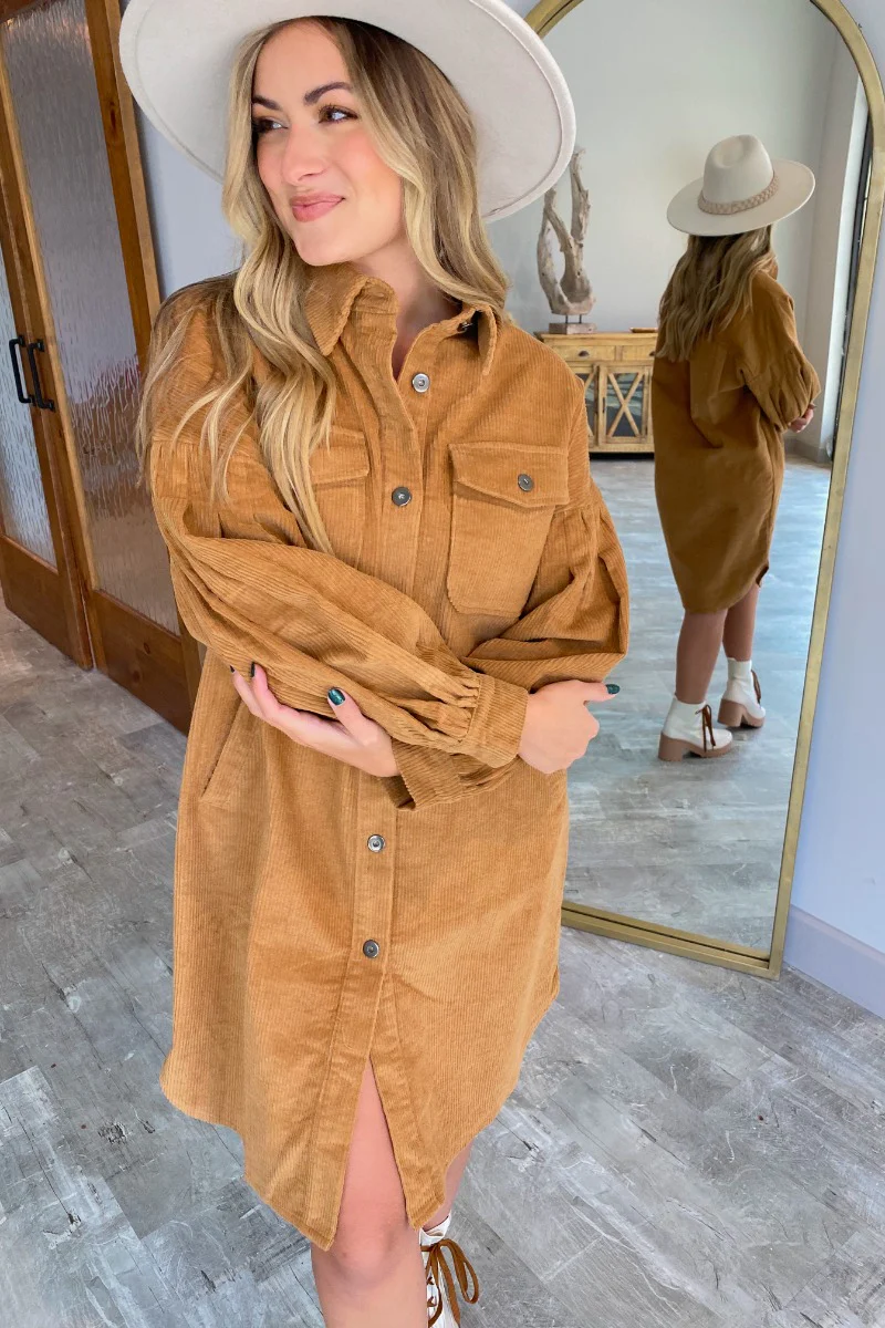 All About You Corduroy Shacket - Image 5