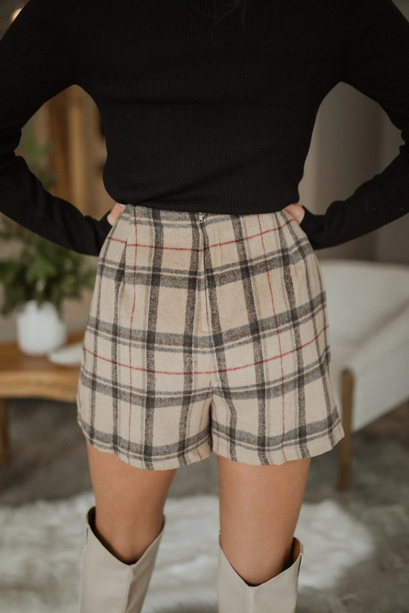 All About You Plaid Skort - Image 5