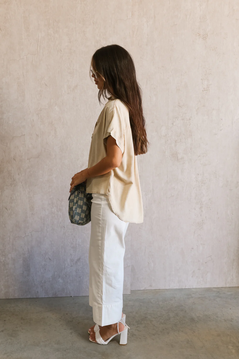 Amalia Collared Short Sleeve Top - Image 6