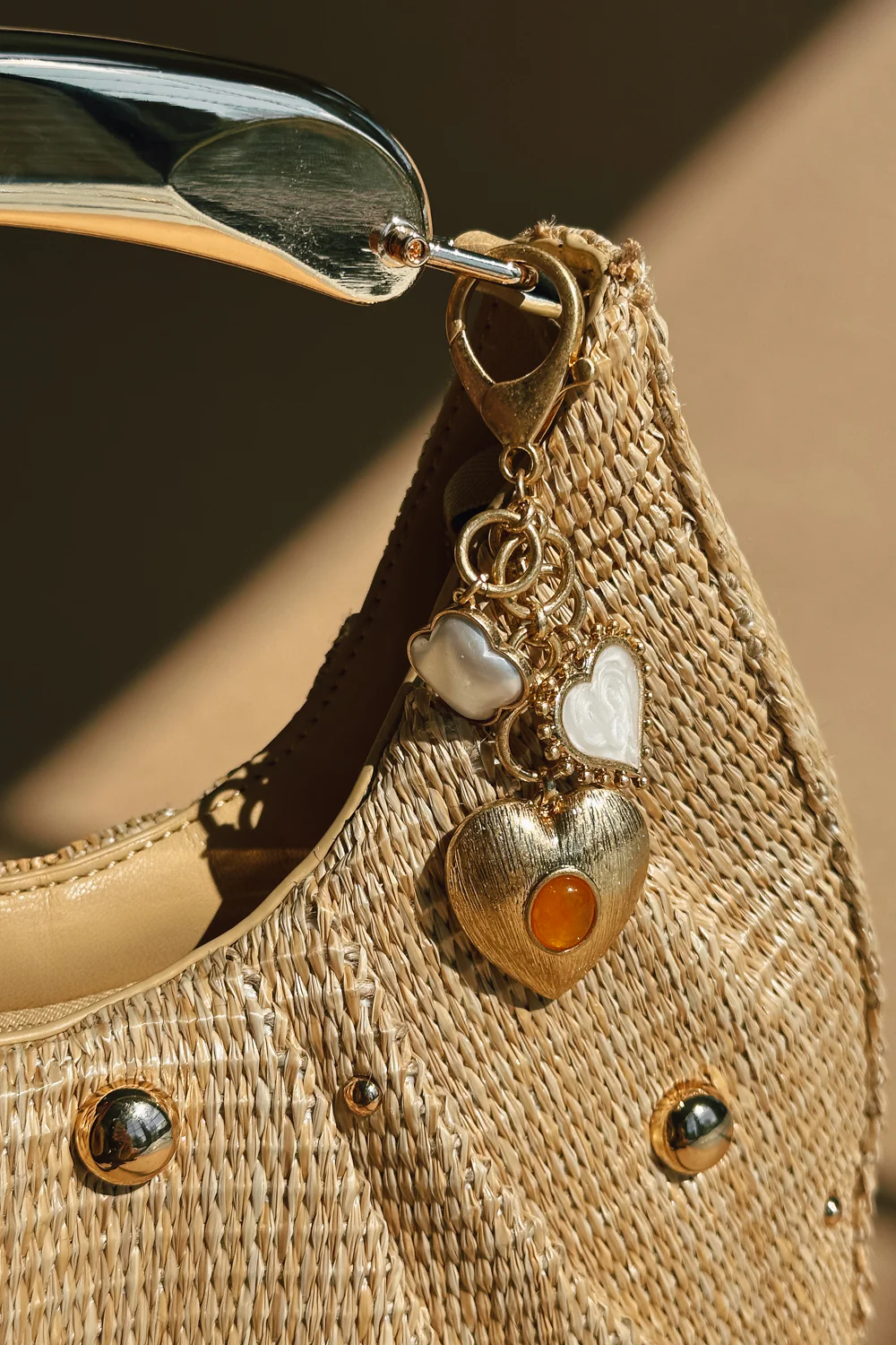 Amber Sunset Bag Charm