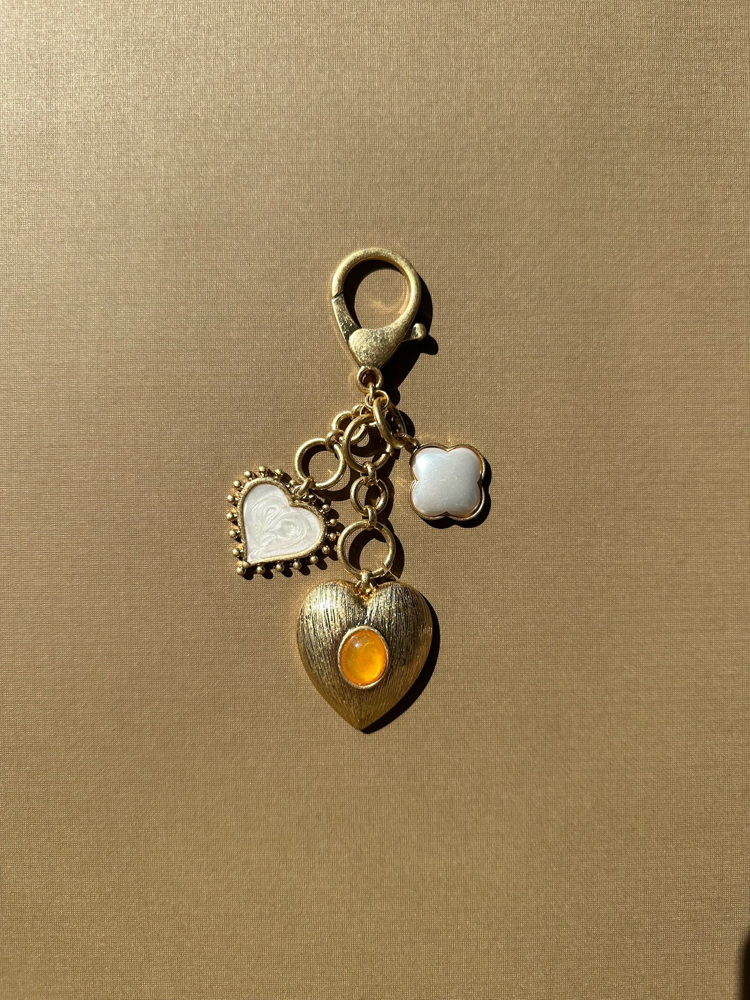 Amber Sunset Bag Charm - Image 2