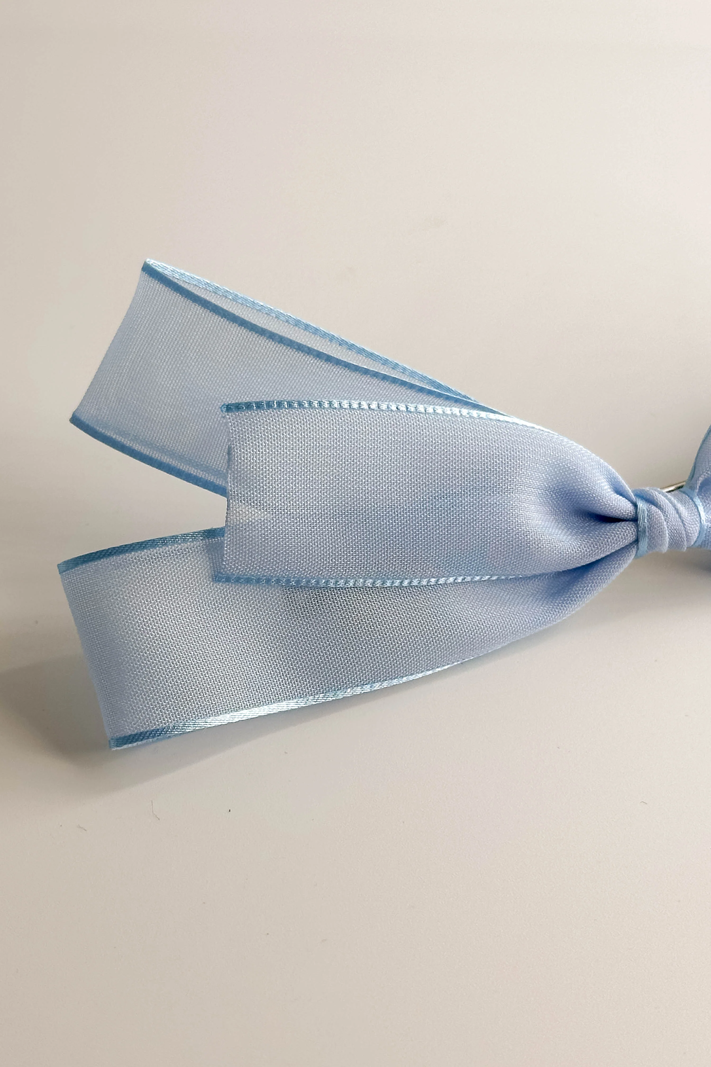 Amelia Sheer Hair Bow Barrette - Image 3