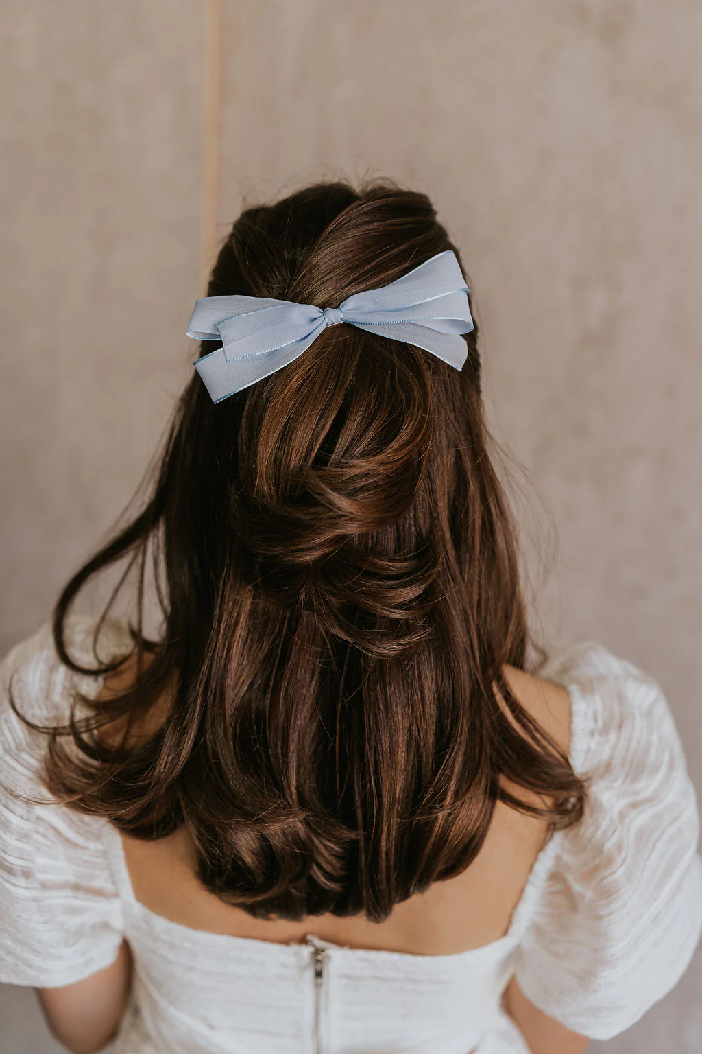 Amelia Sheer Hair Bow Barrette - Image 7
