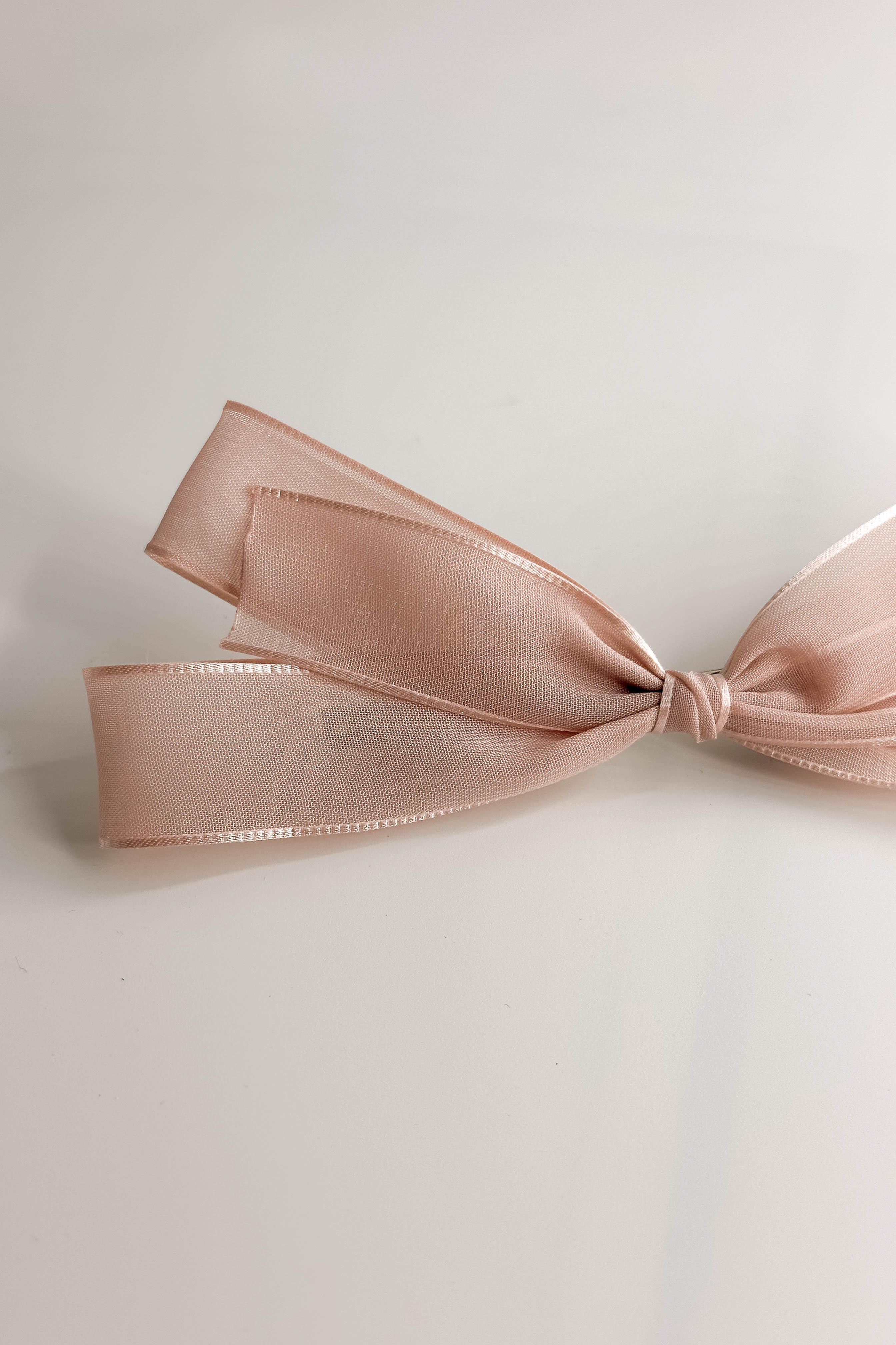 Amelia Sheer Hair Bow Barrette - Image 9
