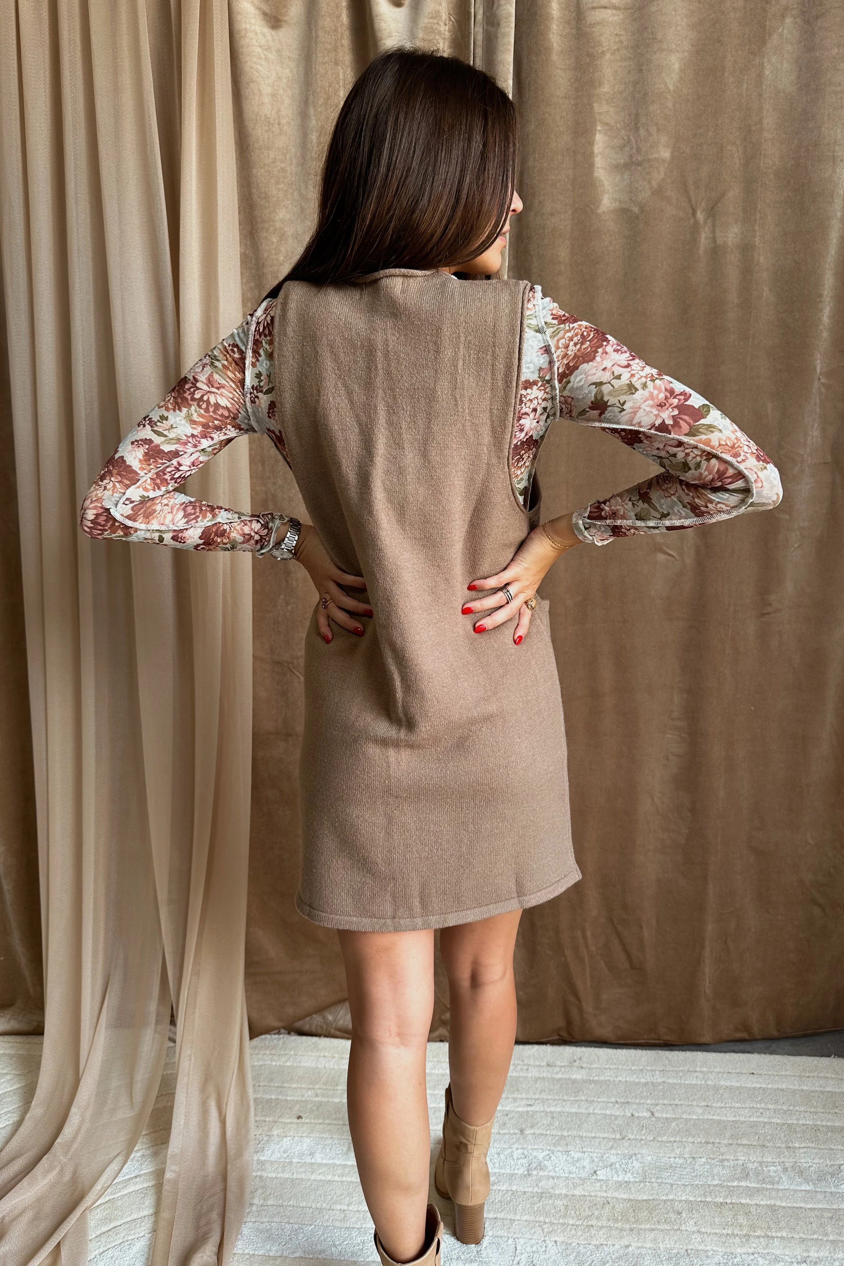 Amy Sleeveless Knit Mini Dress - Image 7