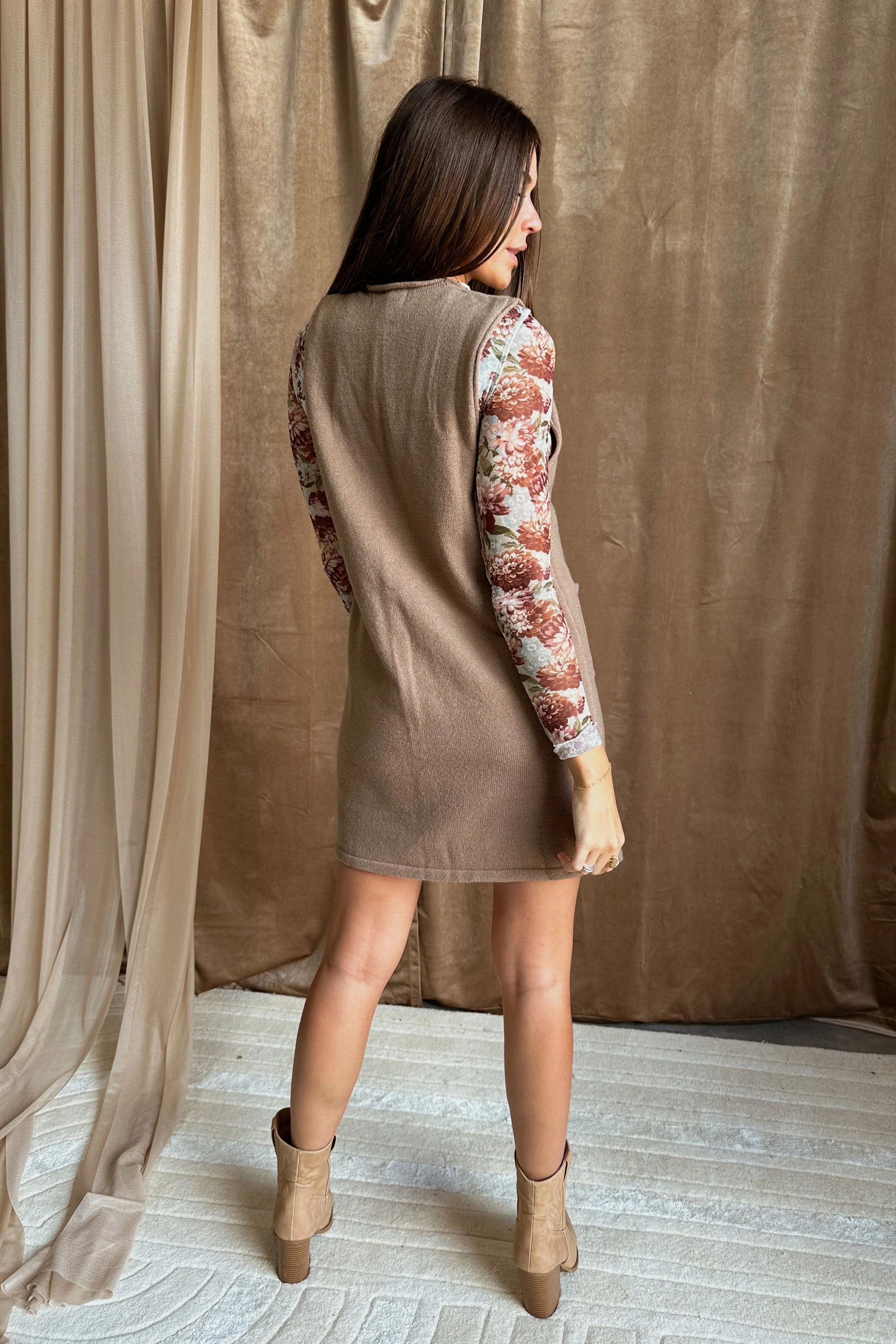 Amy Sleeveless Knit Mini Dress - Image 8