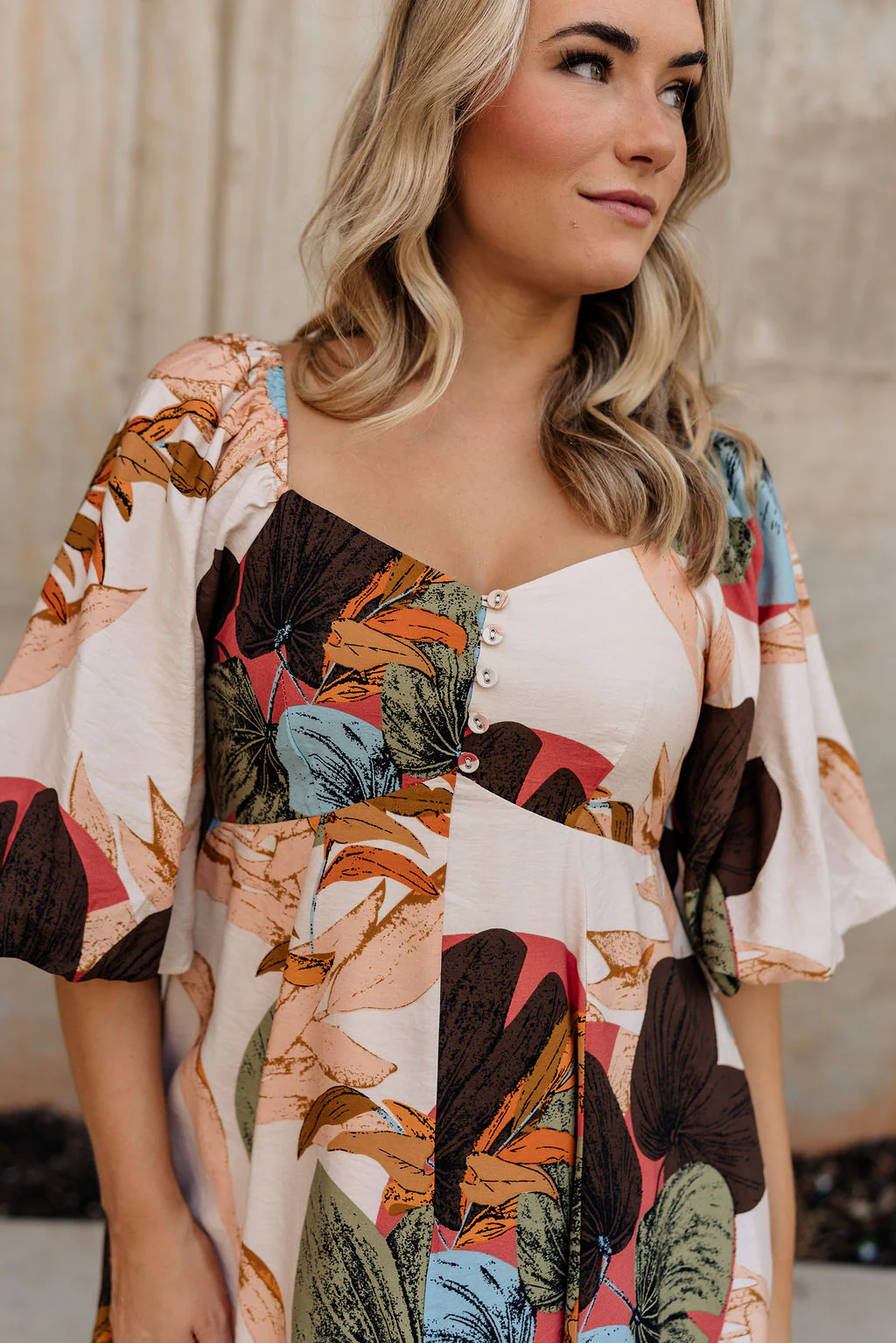 Anastasia Floral Multi Mini Dress - Image 3