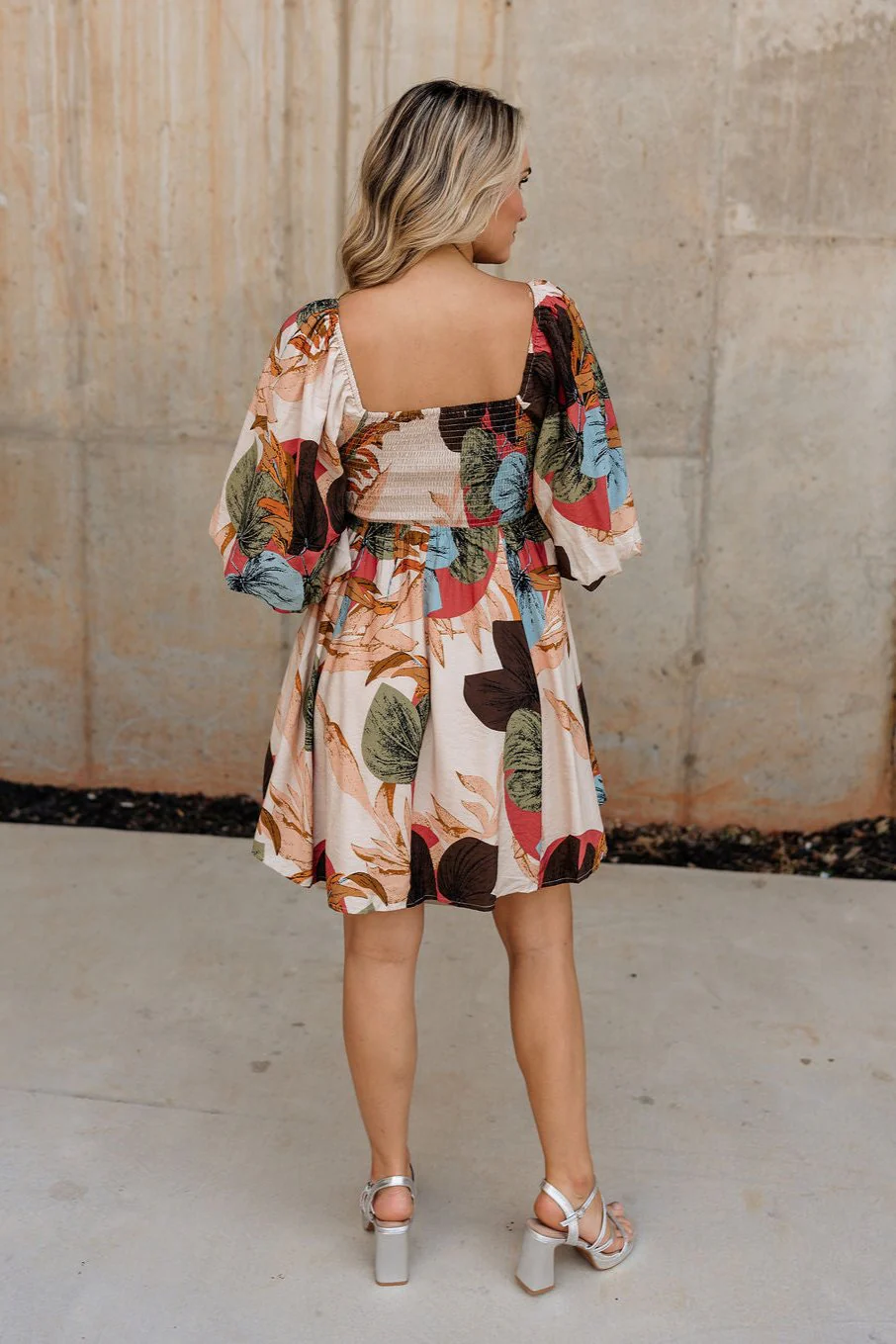 Anastasia Floral Multi Mini Dress - Image 7