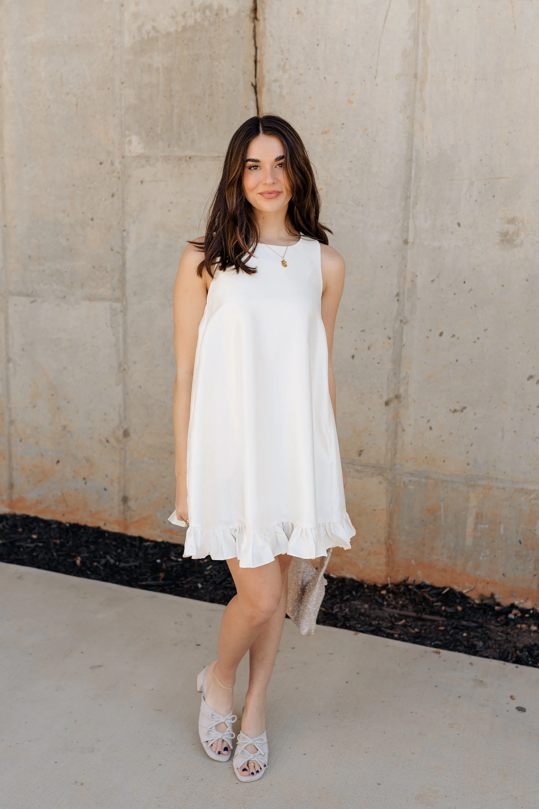 Anastasia Ruffle Mini Dress - Image 2