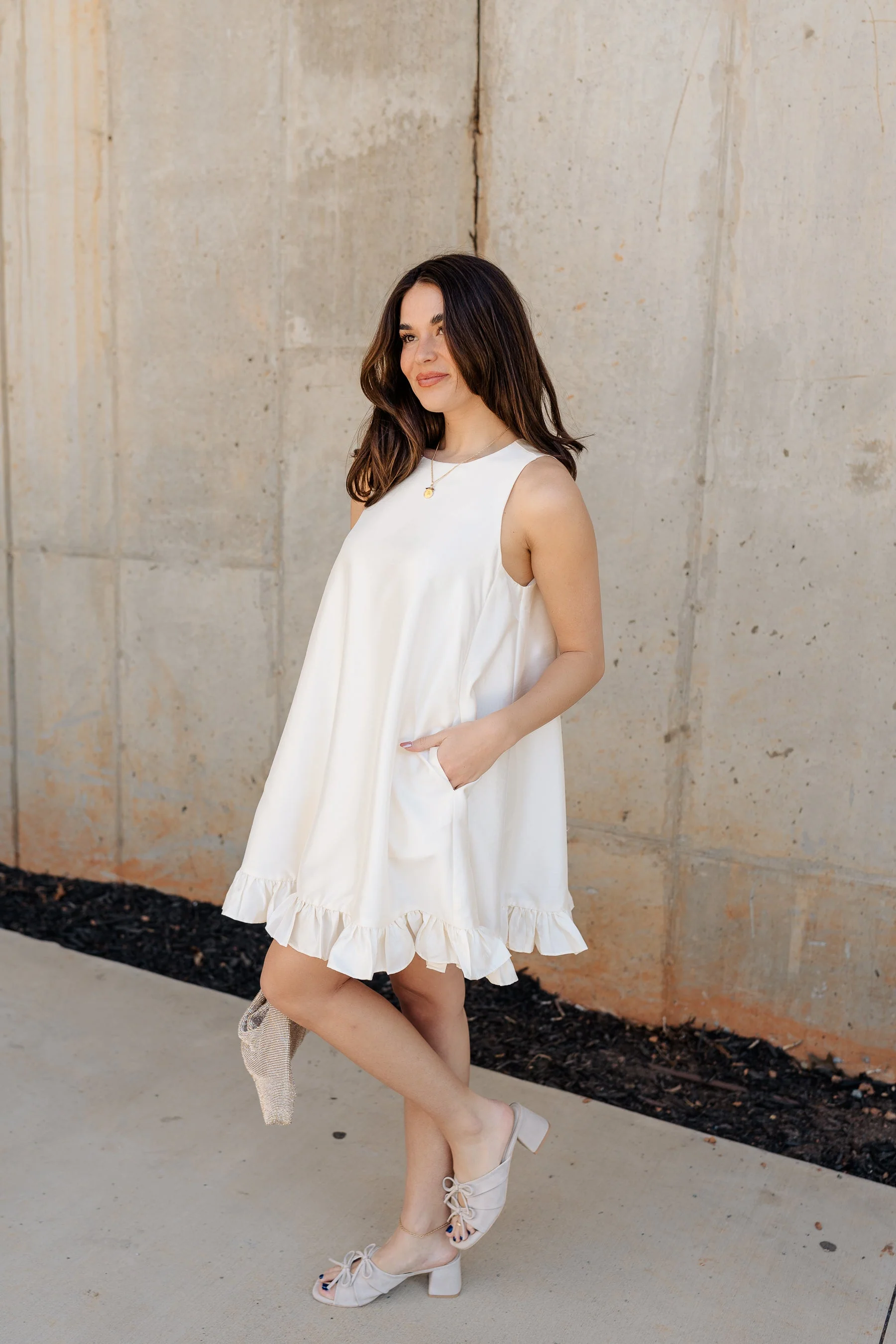 Anastasia Ruffle Mini Dress - Image 7
