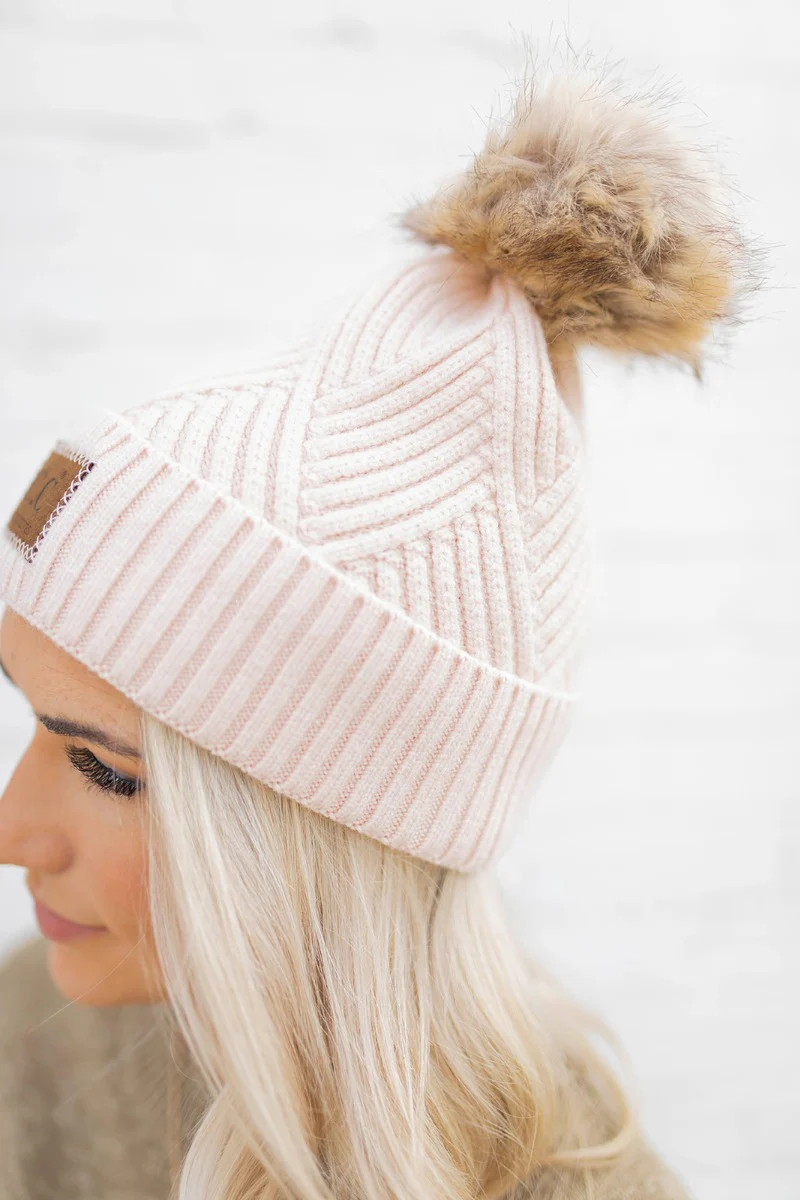 Anchorage Beanie in Beige - Image 2
