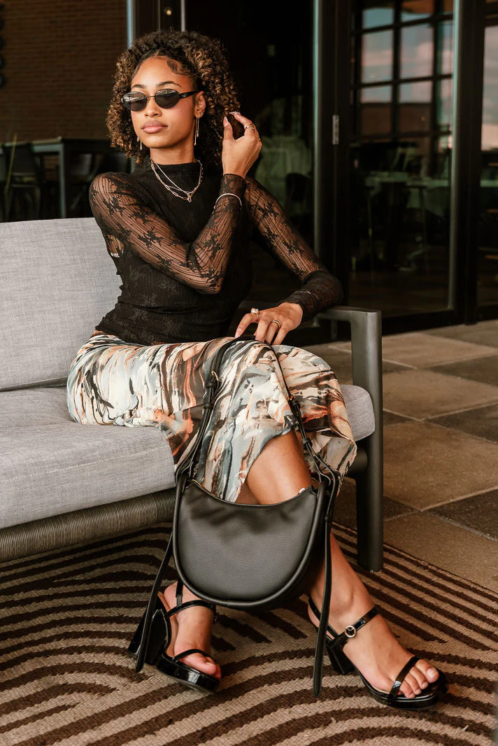 Andi Multi Marbled Midi Skirt - Image 6