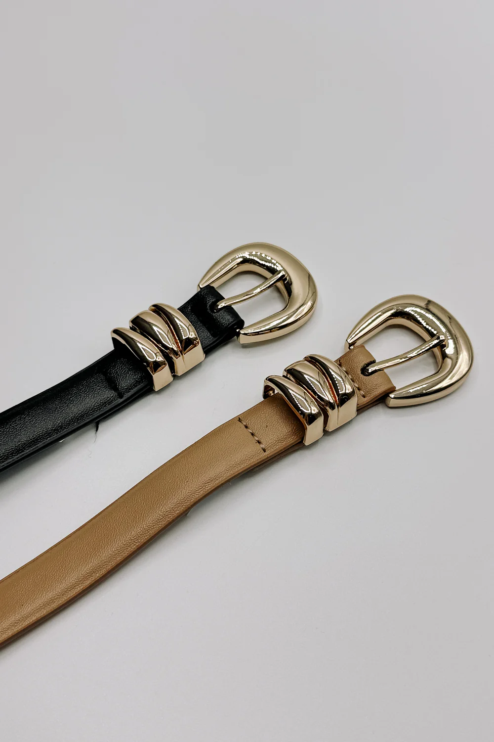 Angelina Skinny Leather Belt