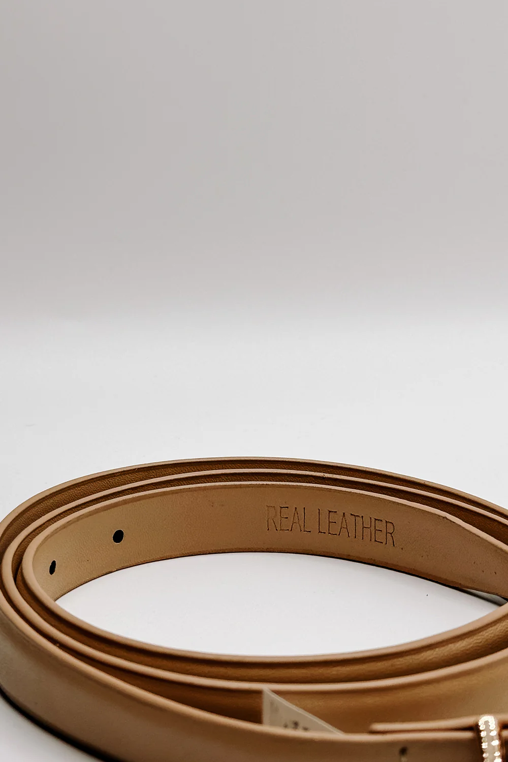 Angelina Skinny Leather Belt - Image 4