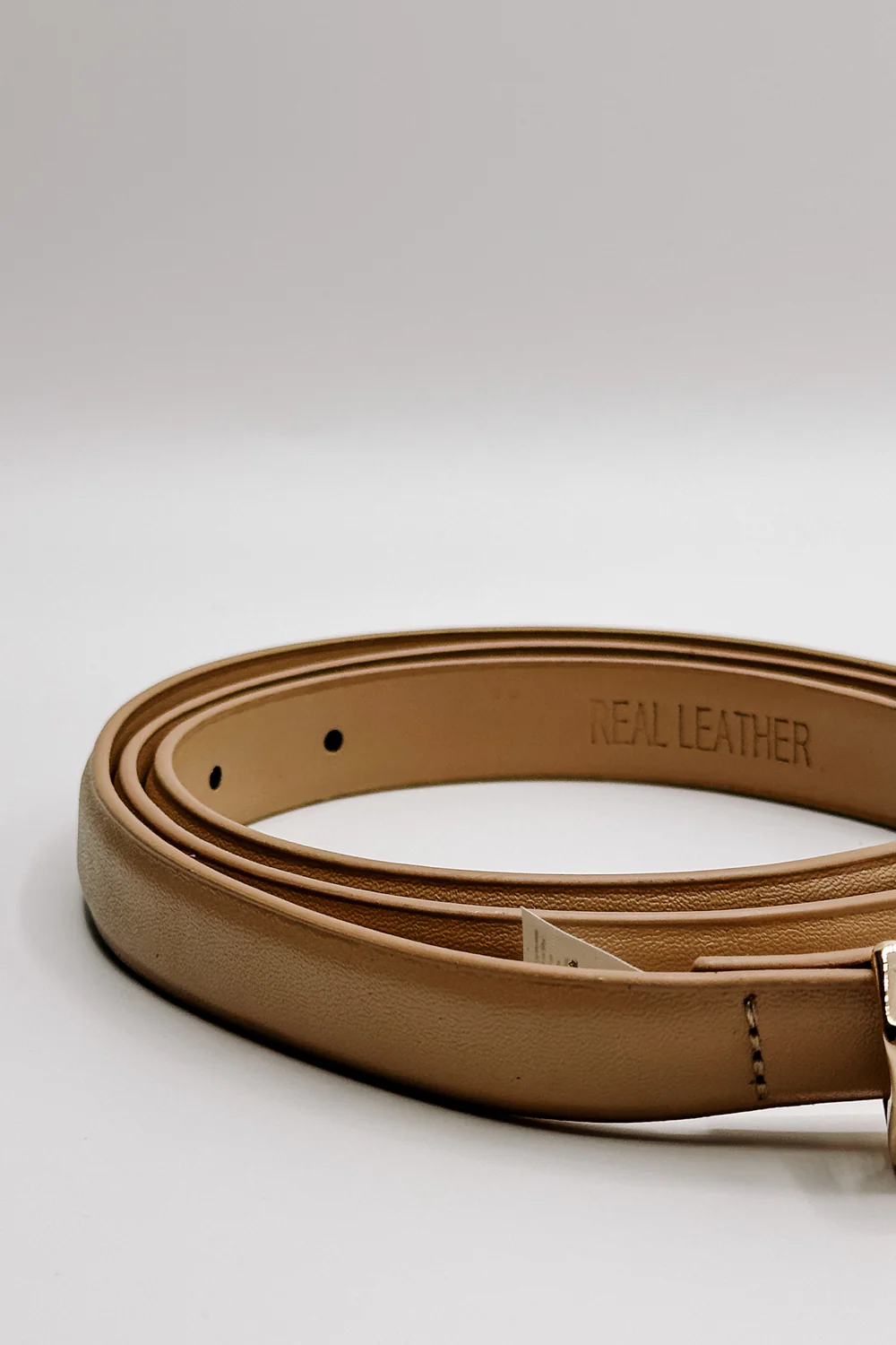 Angelina Skinny Leather Belt - Image 5
