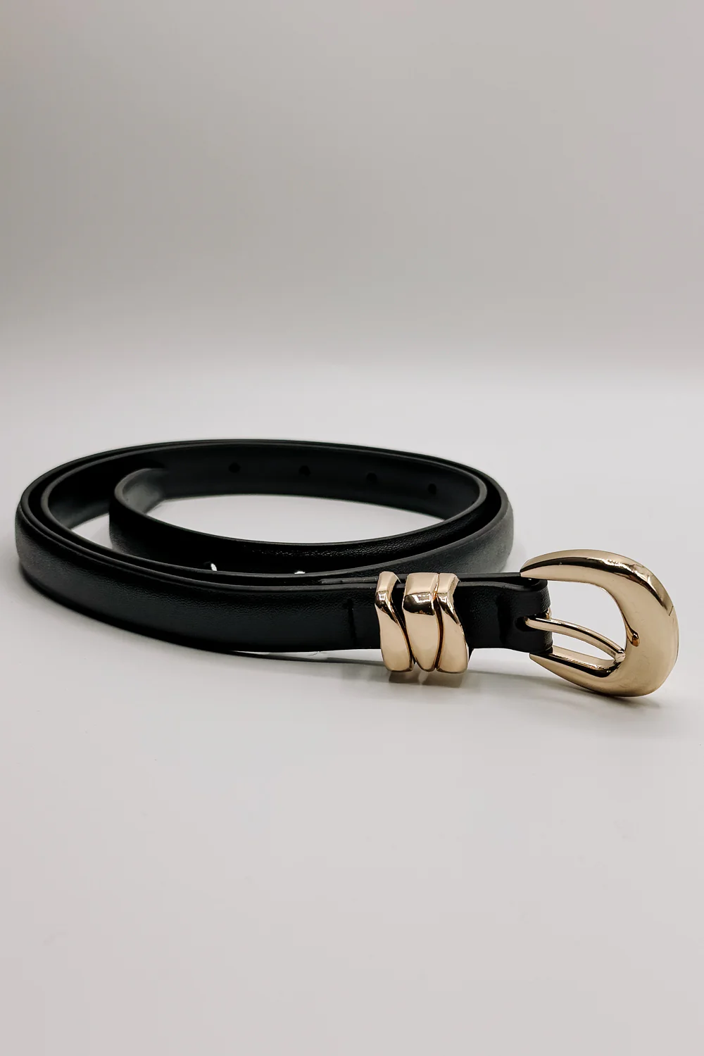 Angelina Skinny Leather Belt - Image 6