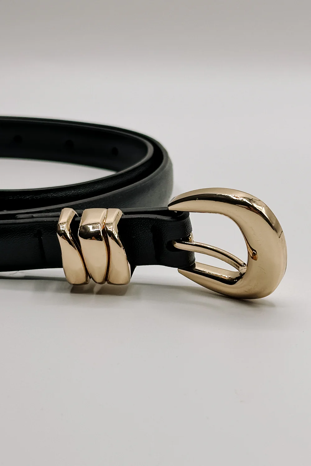 Angelina Skinny Leather Belt - Image 8