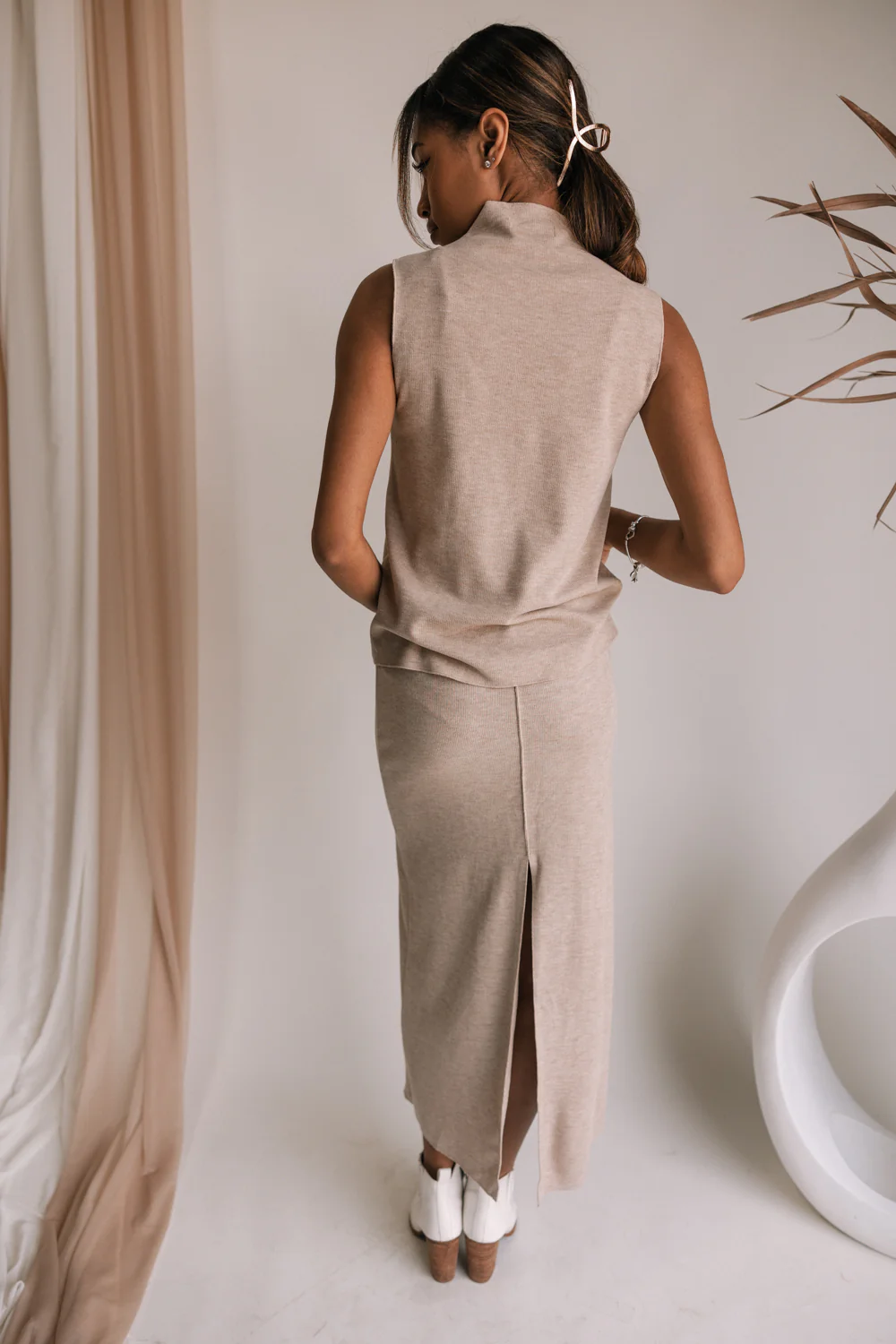 Arabella Beige Tank - Image 4