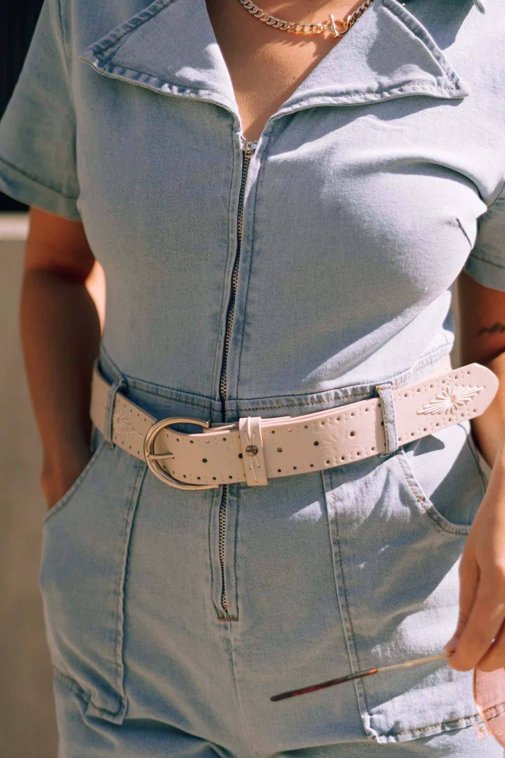 Arana Ivory Western Belt - Image 3