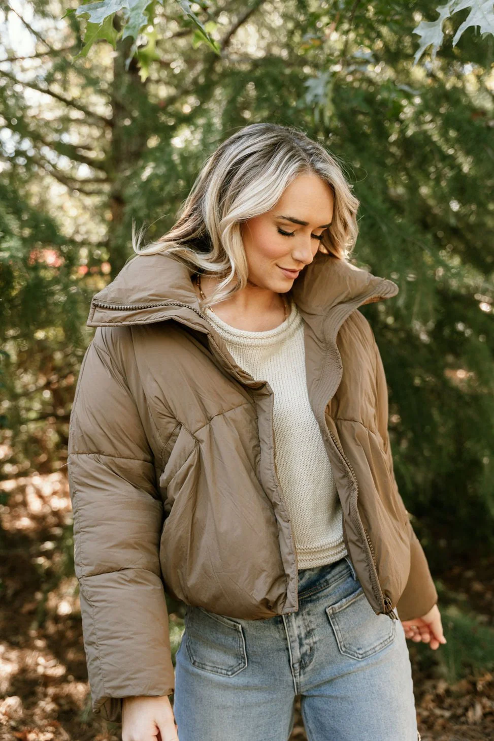 Arden Brown Puffer Jacket