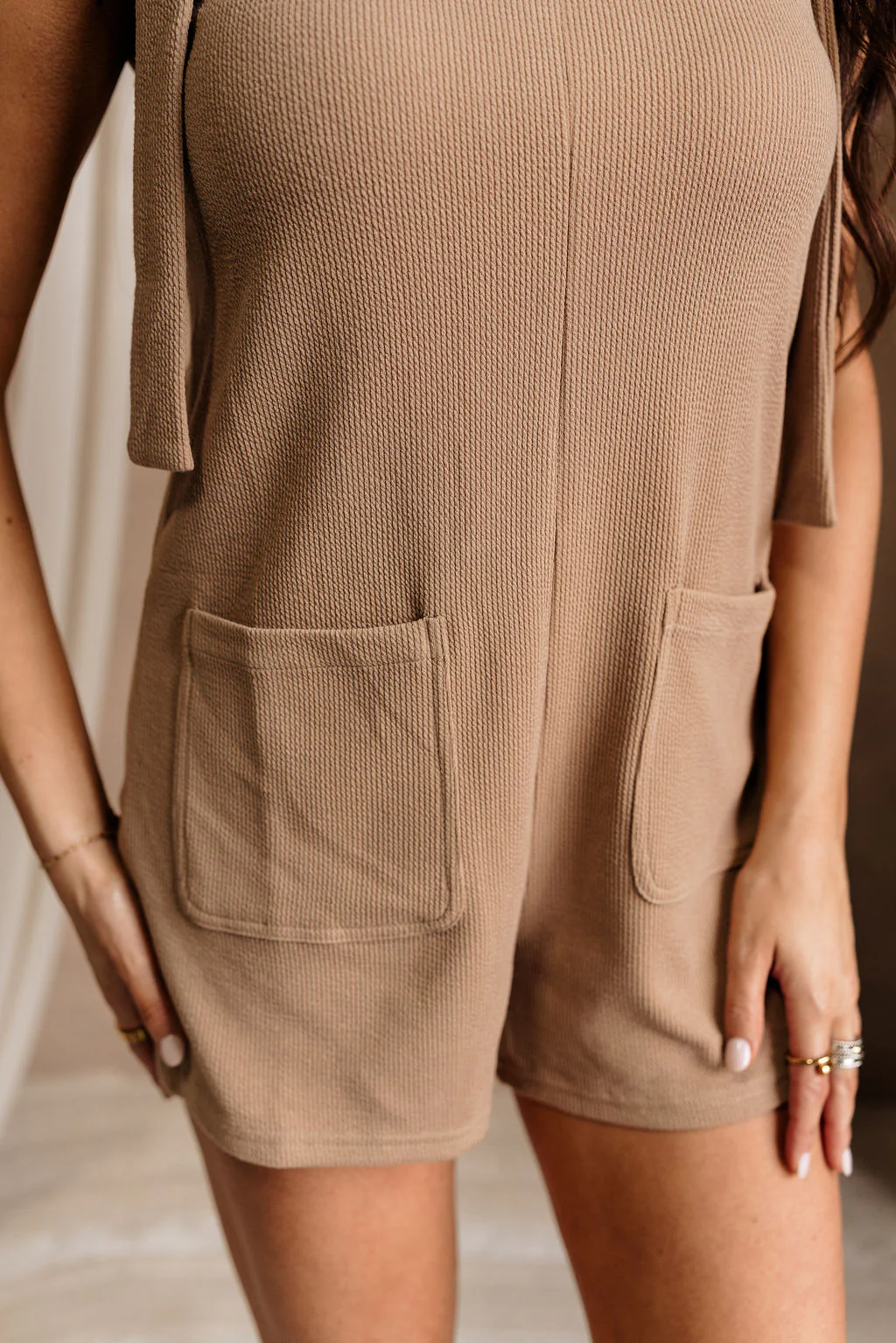 Aria Sleeveless Knit Romper - Image 13