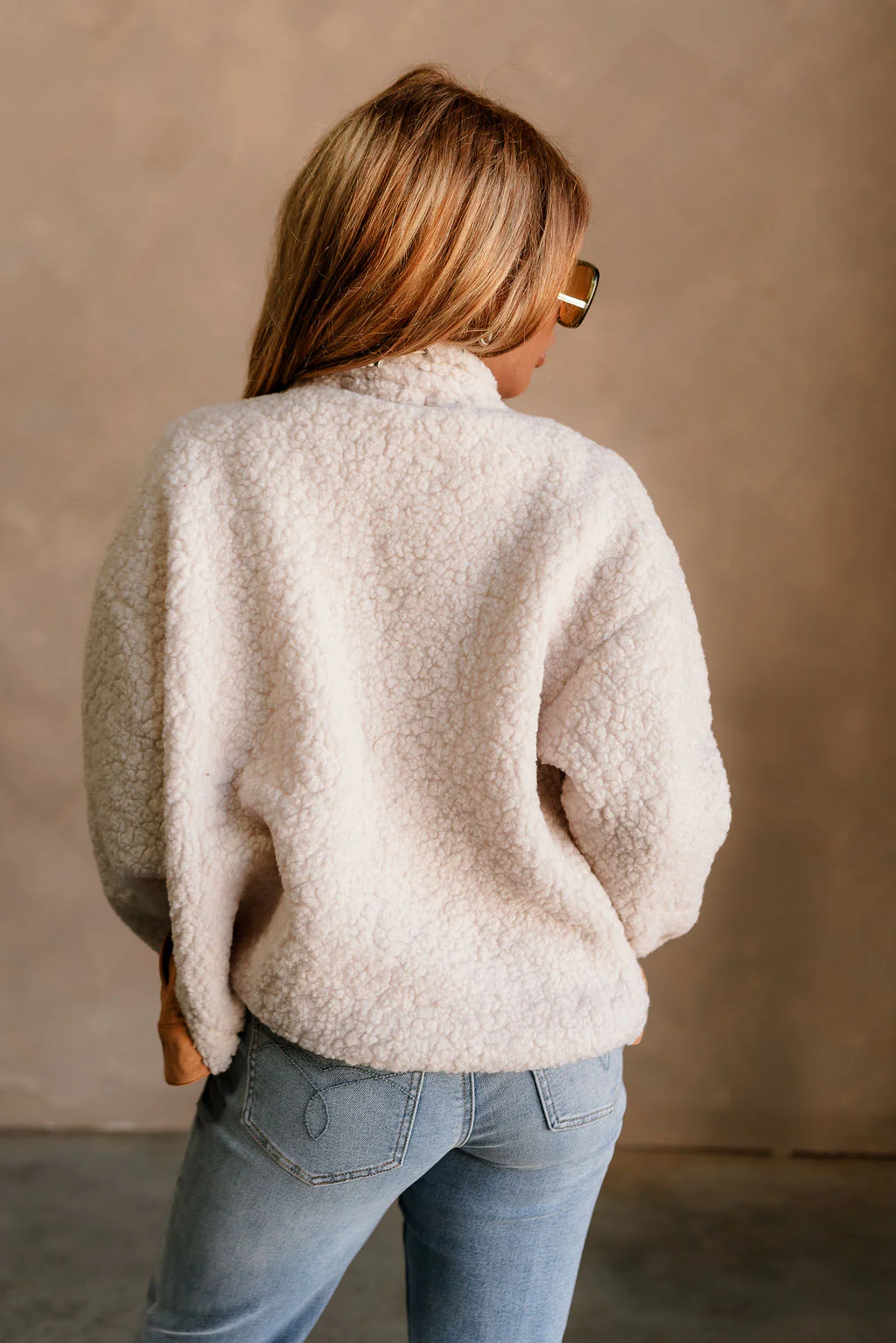 Ashland Camel Suede & Sherpa Jacket - Image 10