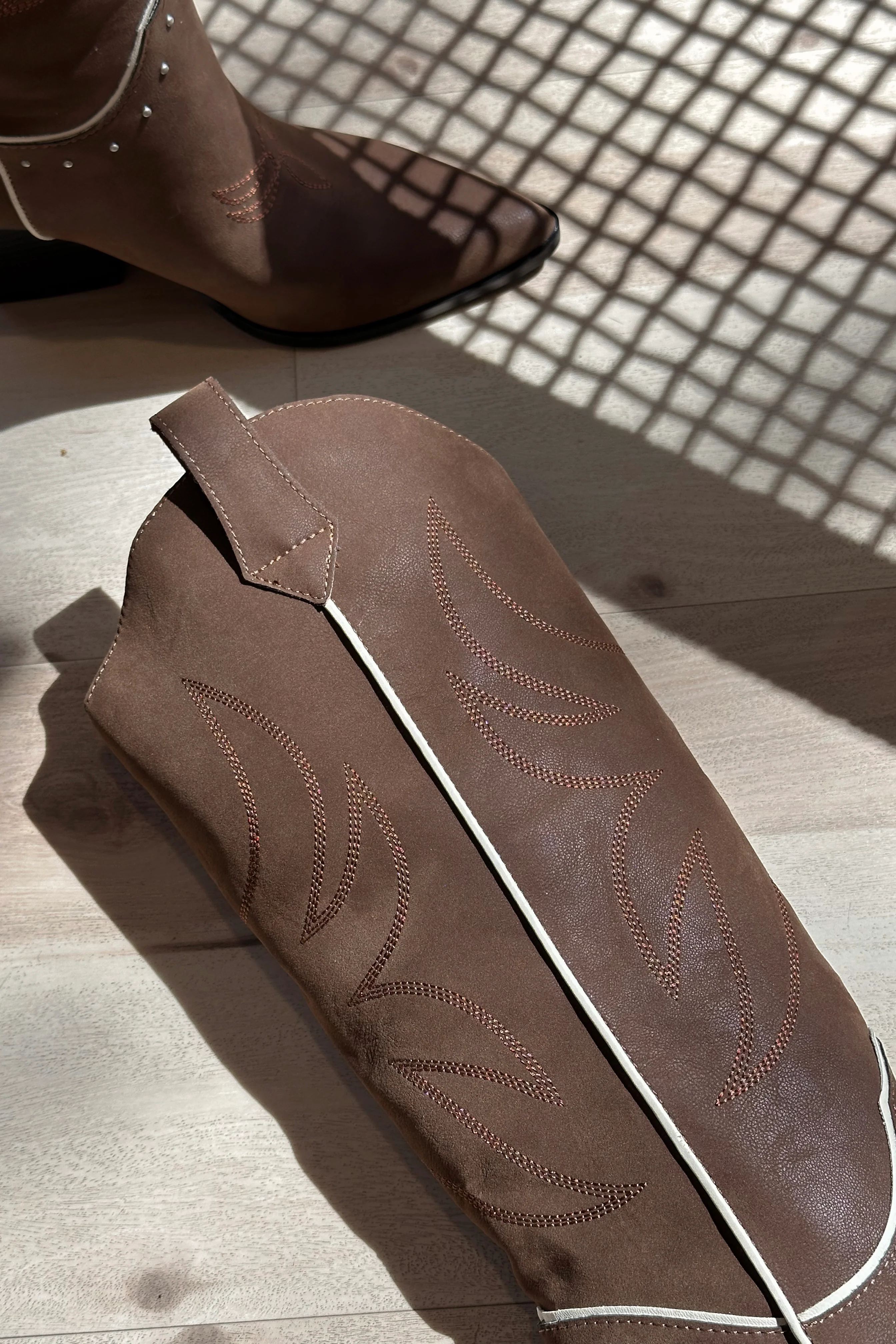 Ashton Coffee Western Boots - Image 6