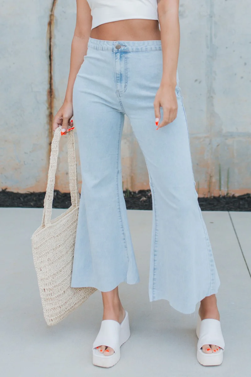 Aubrey Cropped Flare Jeans