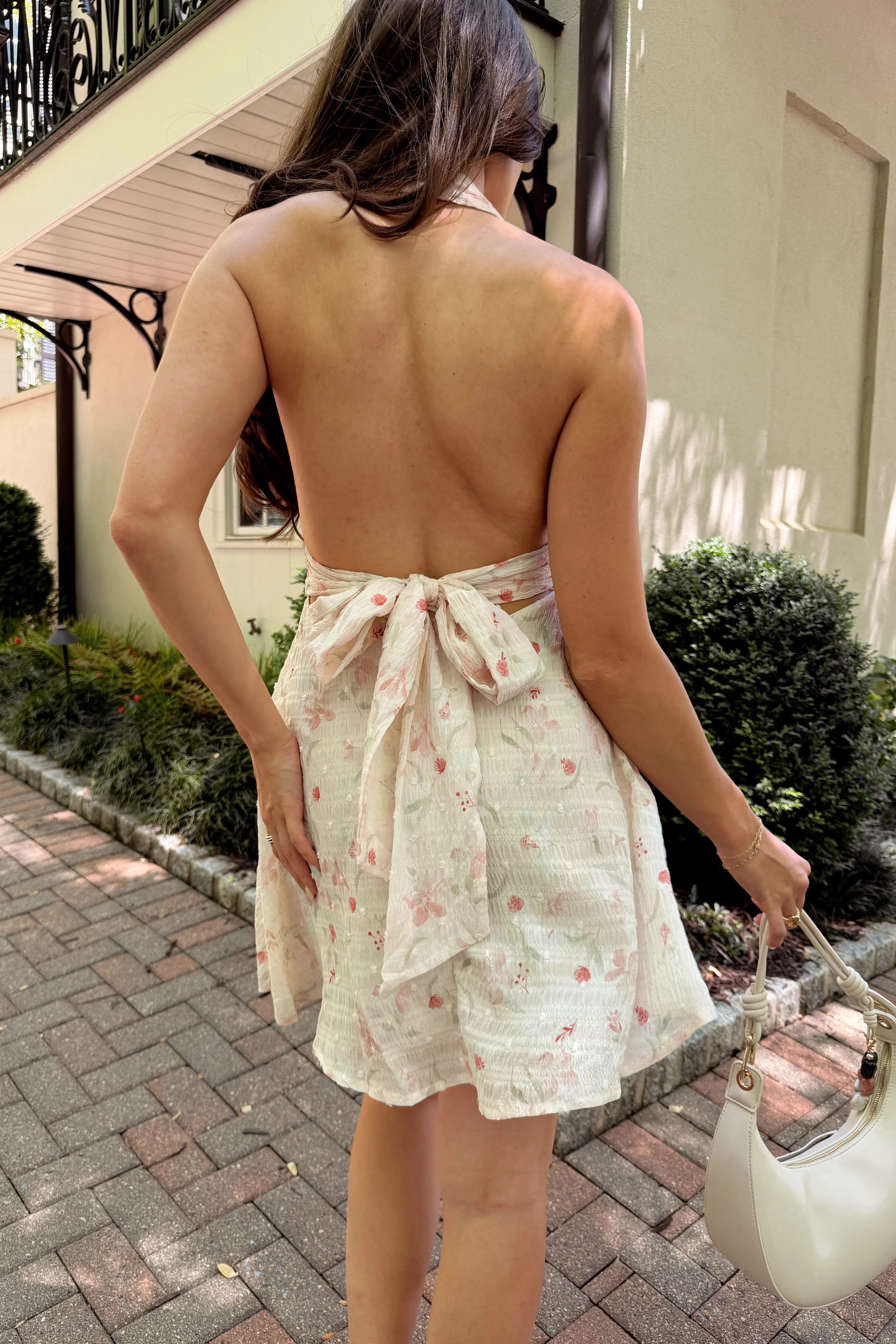 Aurora Rose Multi Floral Mini Dress - Image 4