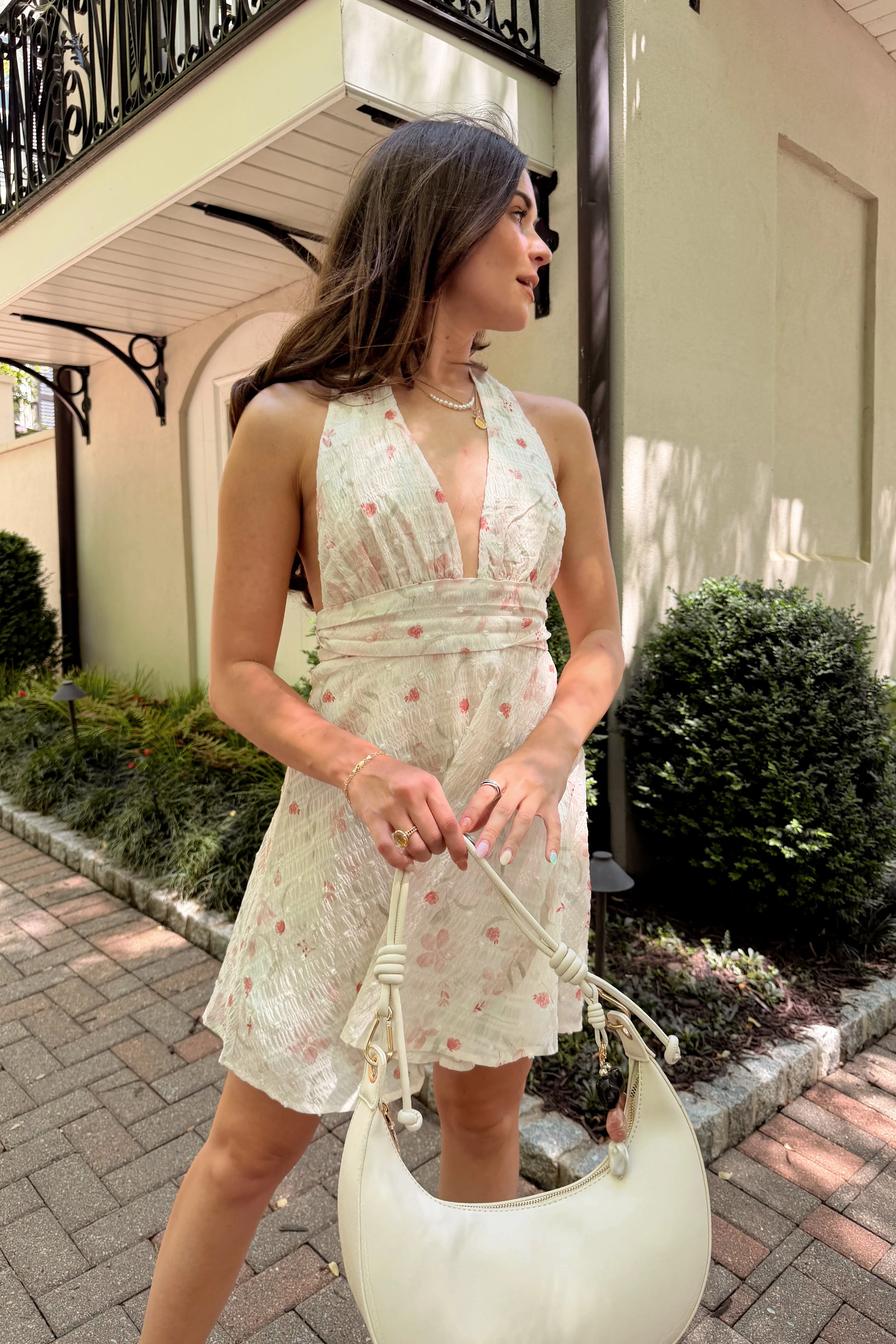 Aurora Rose Multi Floral Mini Dress - Image 5