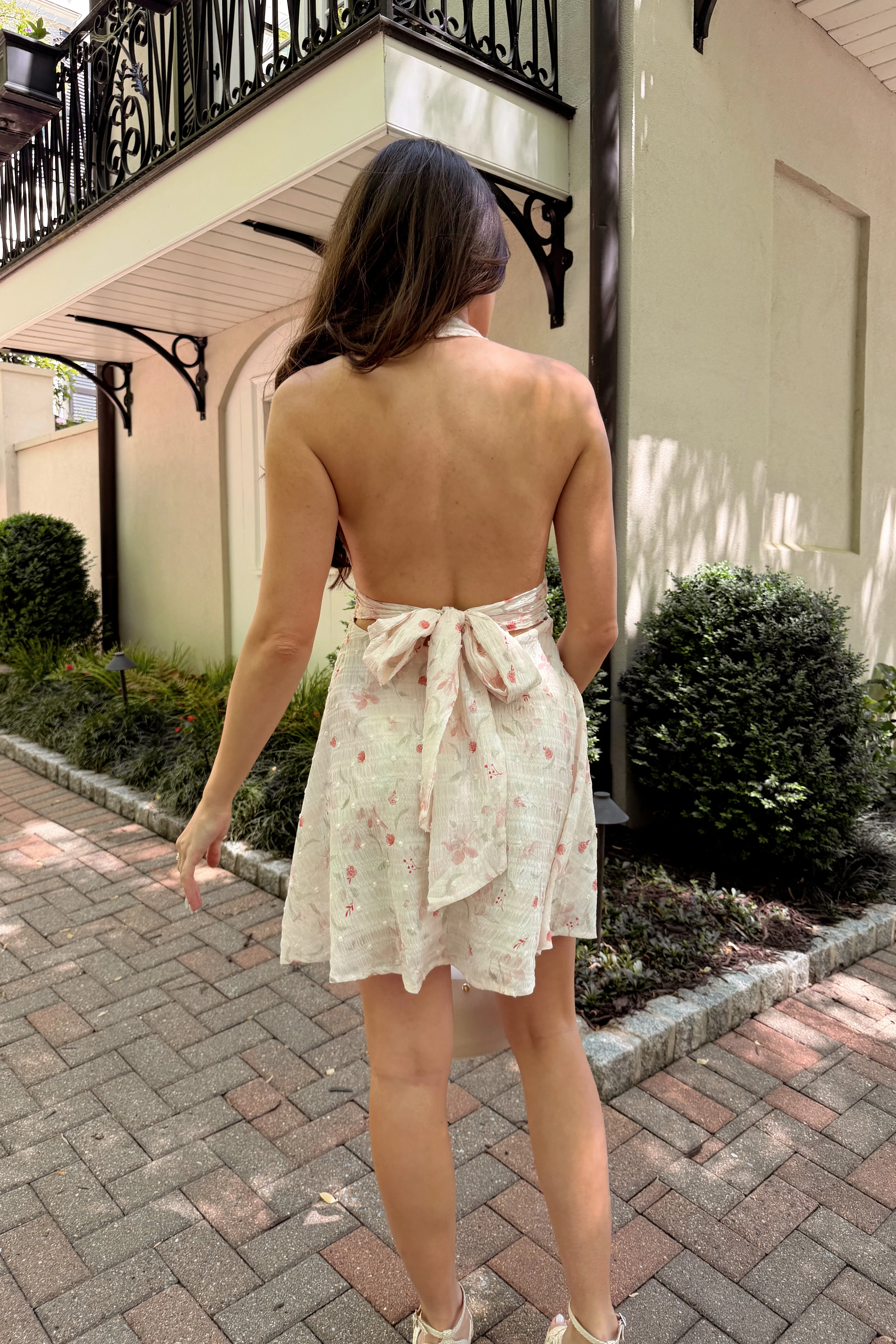 Aurora Rose Multi Floral Mini Dress - Image 6