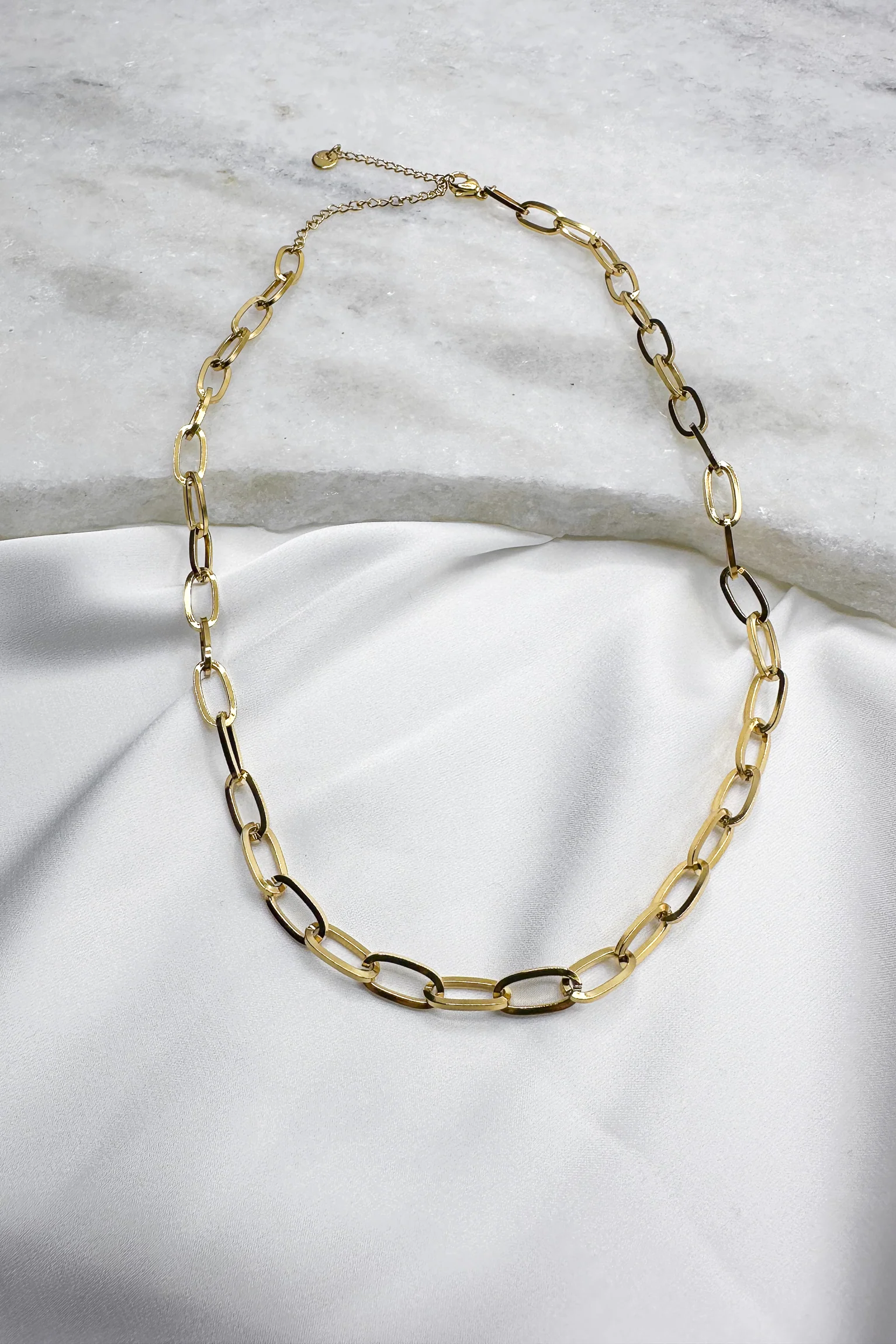Ava Chain Link Adjustable Necklace