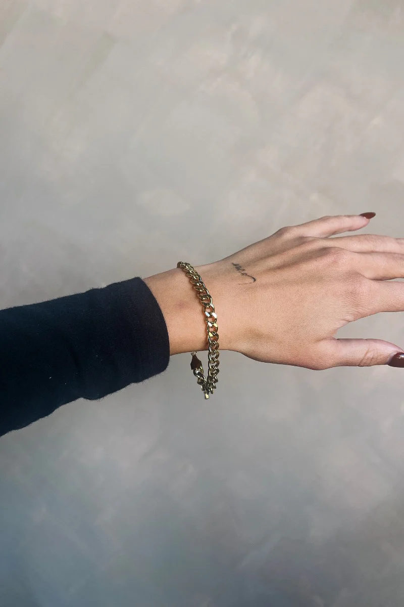 Ava Gold Chain Adjustable Bracelet