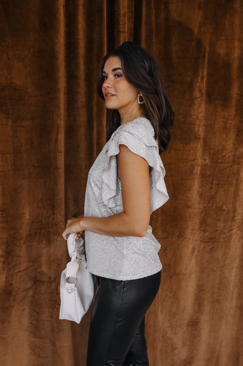 Averie Champagne Shimmer Top - Image 4