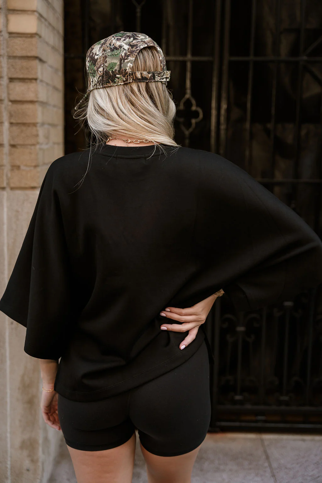 Aviana Black Short Sleeve Top - Image 4