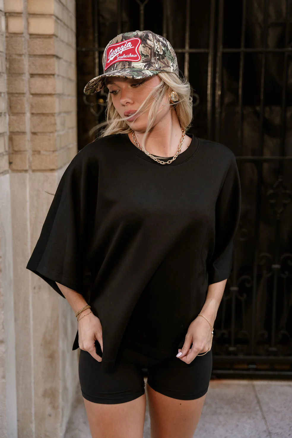 Aviana Black Short Sleeve Top - Image 5