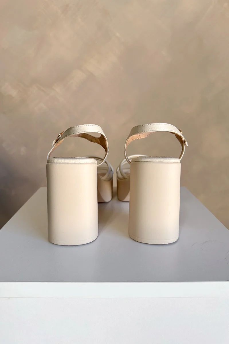 Chinese Laundry Avianna Block Heel in Cream - Image 5