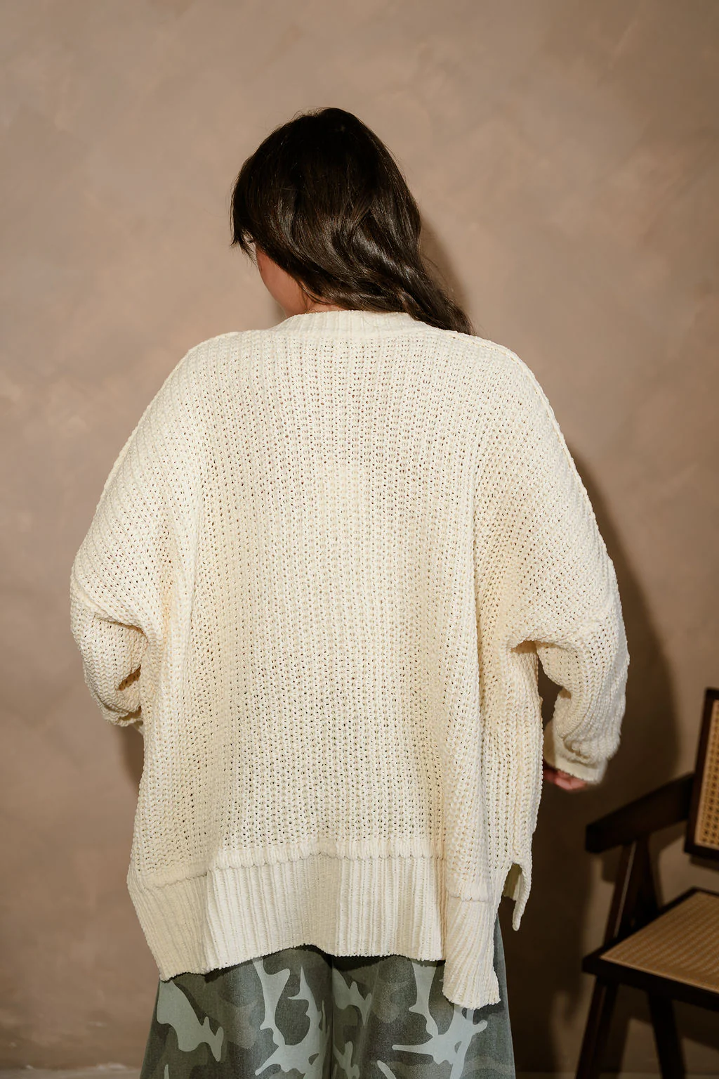 Ayla Pale Yellow Knit Cardigan - Image 7