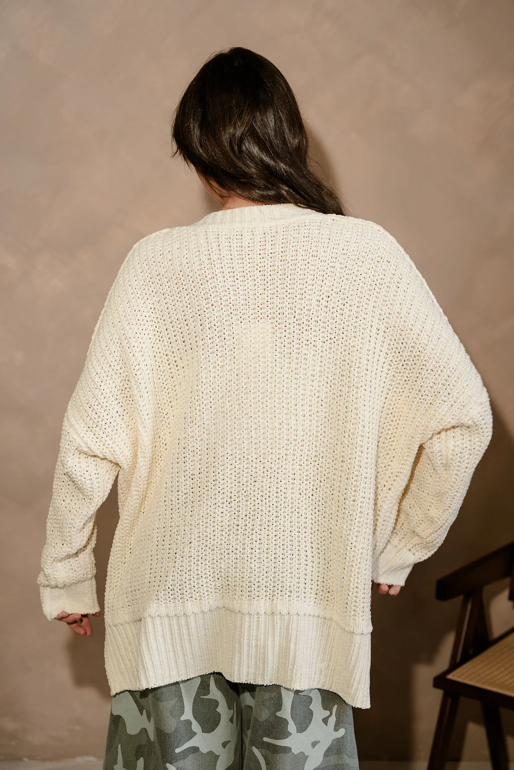 Ayla Pale Yellow Knit Cardigan - Image 8