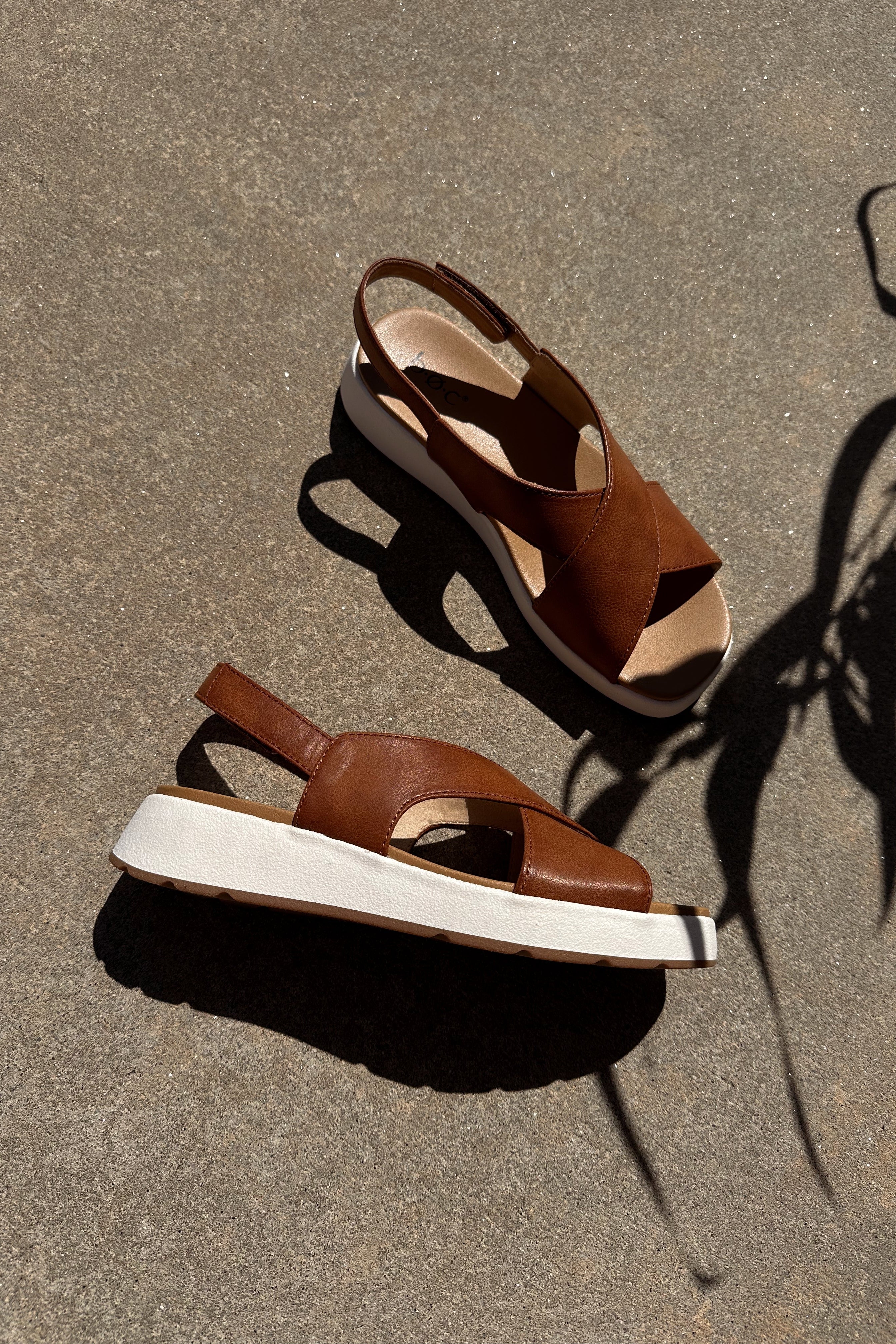 B.O.C. Born Concept Mattie Dark Tan Sandal
