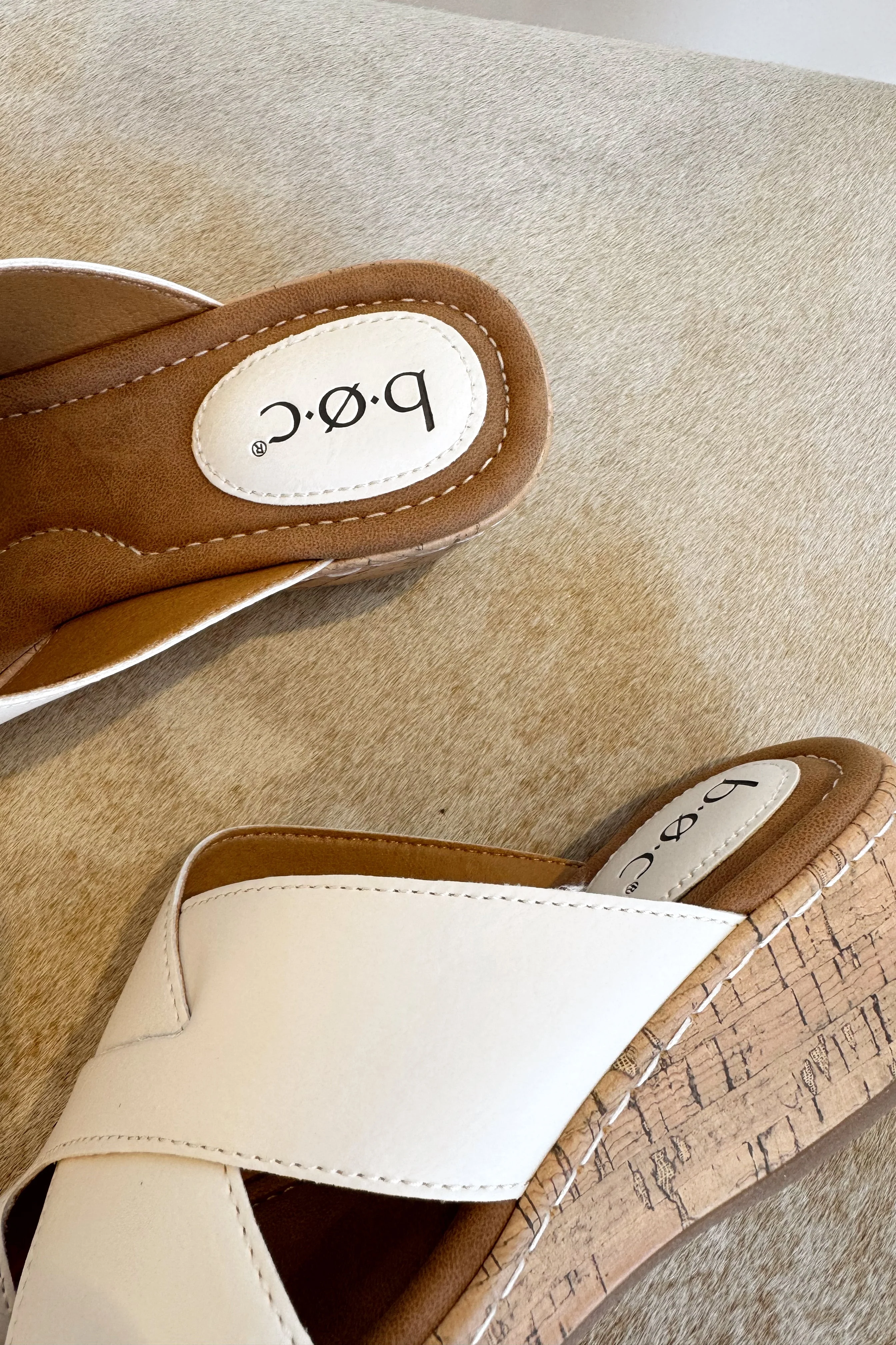 B.O.C. Born Concept Summer White Wedge Sandal - Image 7